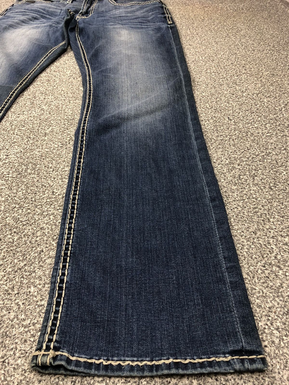 If Six Was Nine × Japanese Brand × Vintage Buffalo David Bitton Relaxed Straight Stretch Jeans Size US 35 - 11 Thumbnail