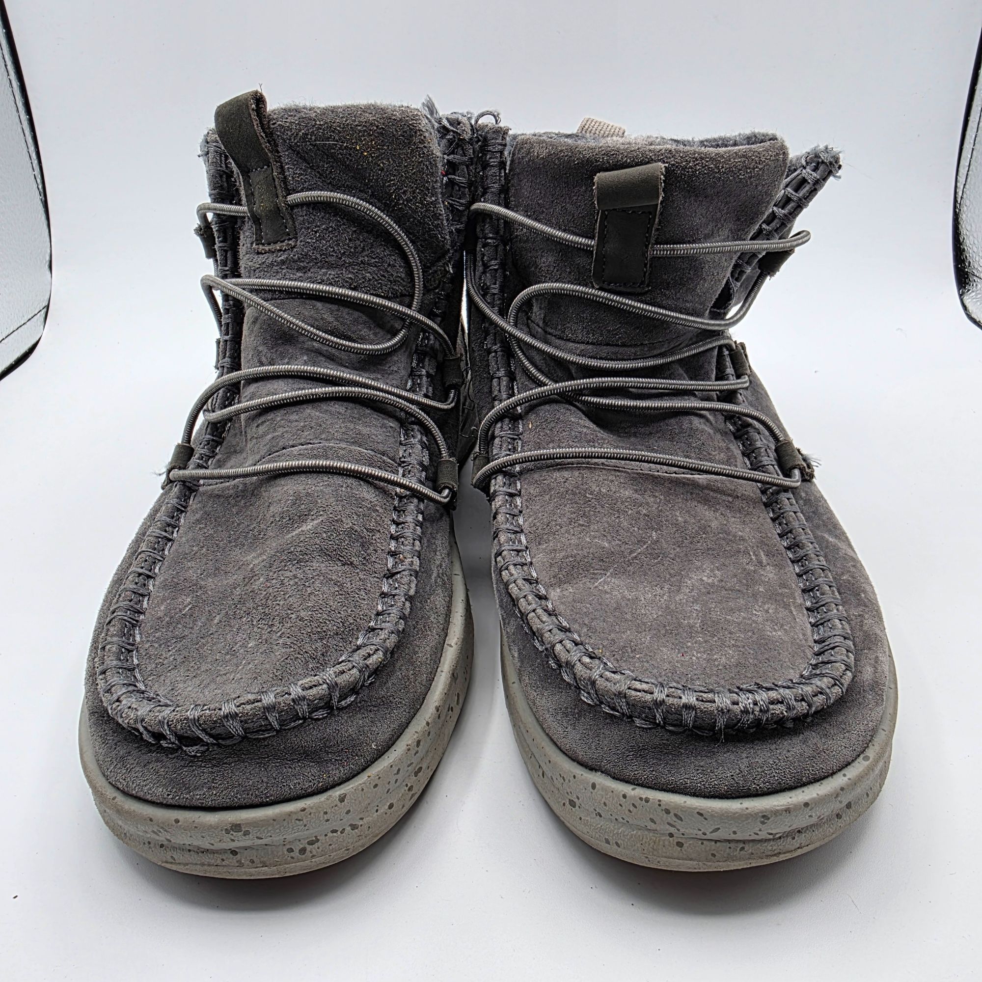 Other Hey Dude Eloise Womens Size 9 Suede Dark Grey Boots Walking Size US 9 / IT 39 - 2 Thumbnail