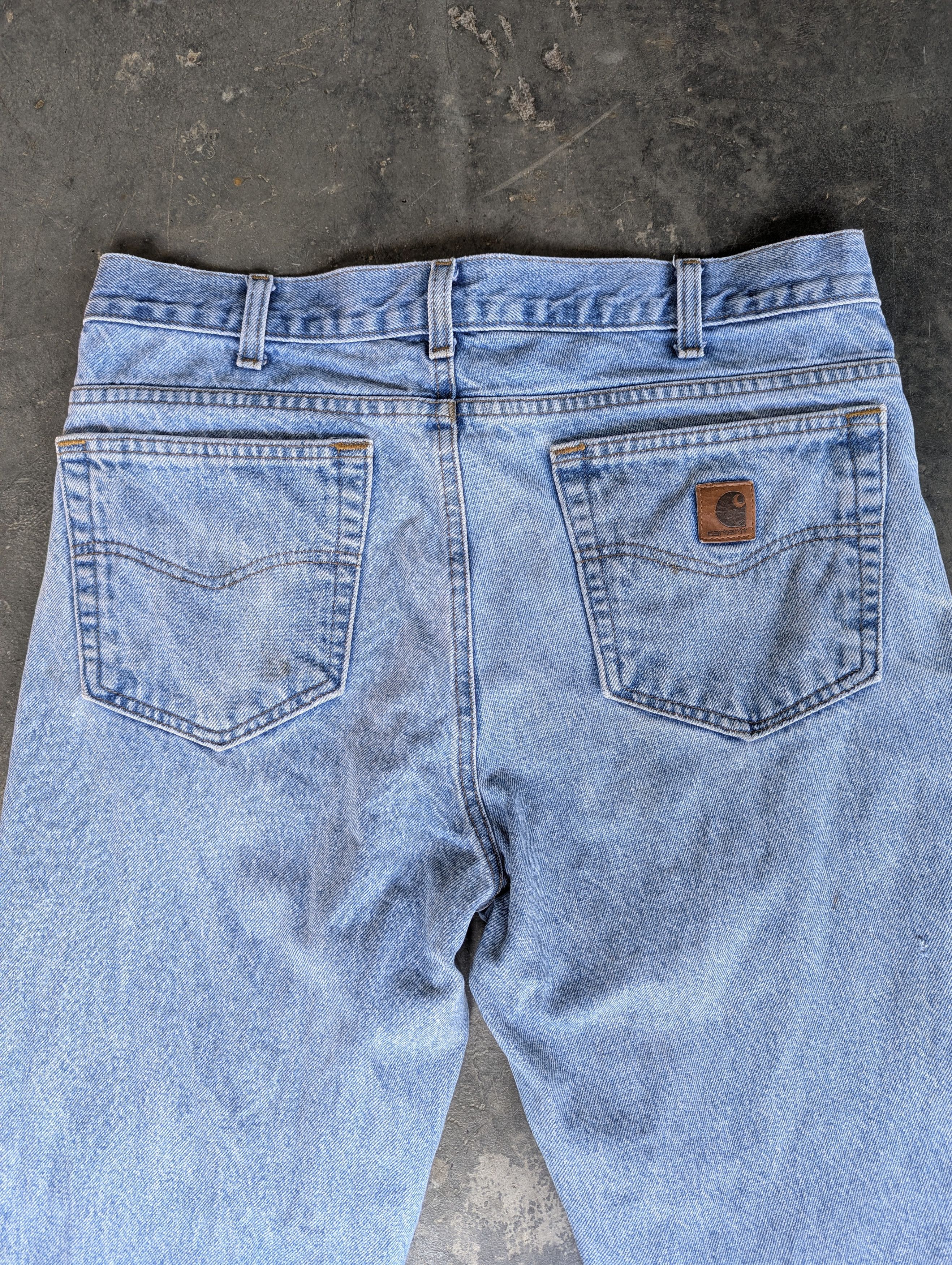 Carhartt Thrashed Carhartt Denim Jeans Traditional Fit Size US 34 / EU 50 - 6 Thumbnail