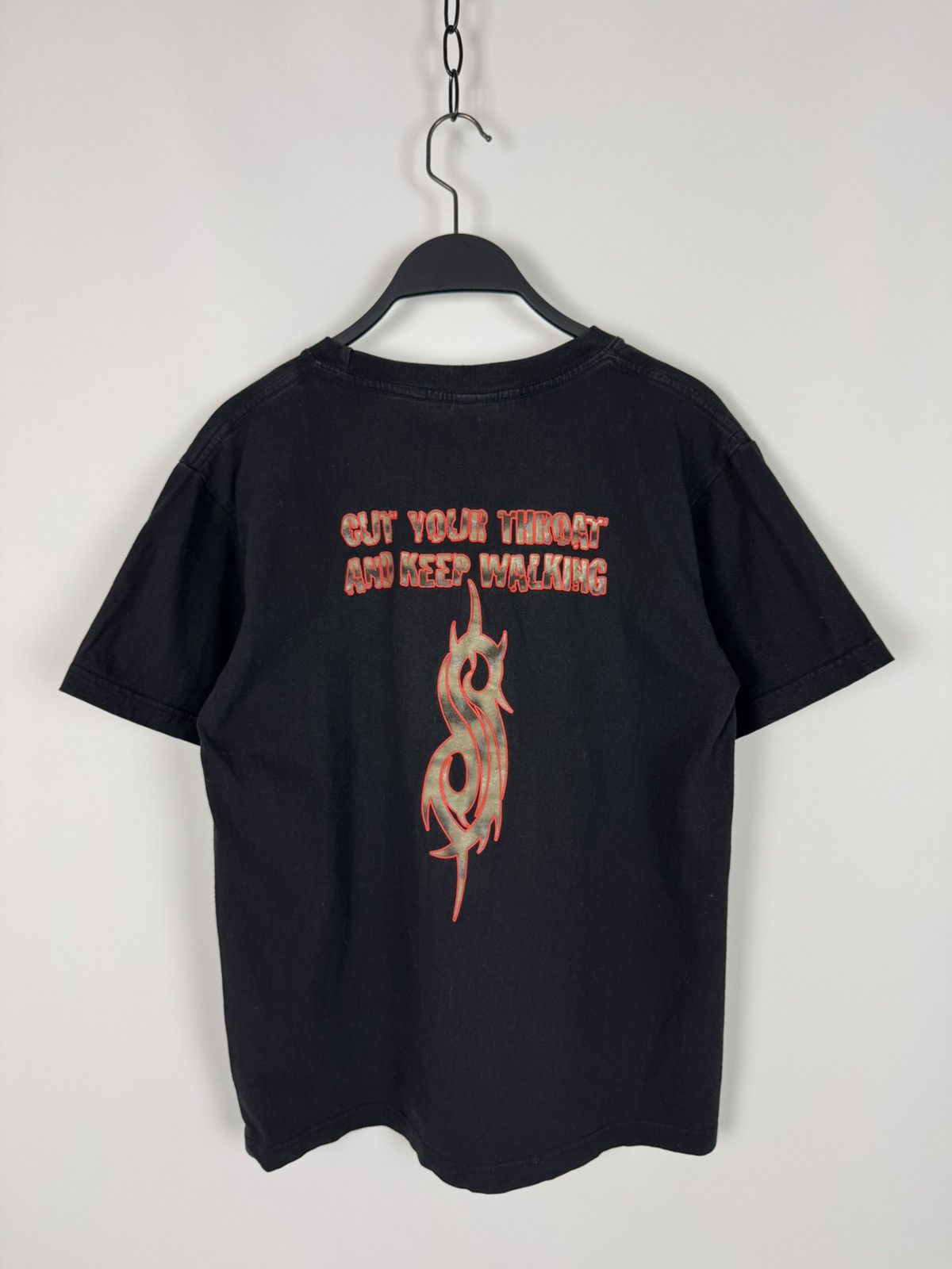 Band Tees Y2K Faded Slipknot Cut Your Throat And Keep Walking T-Shirt Size US S / EU 44-46 / 1 - 7 Thumbnail