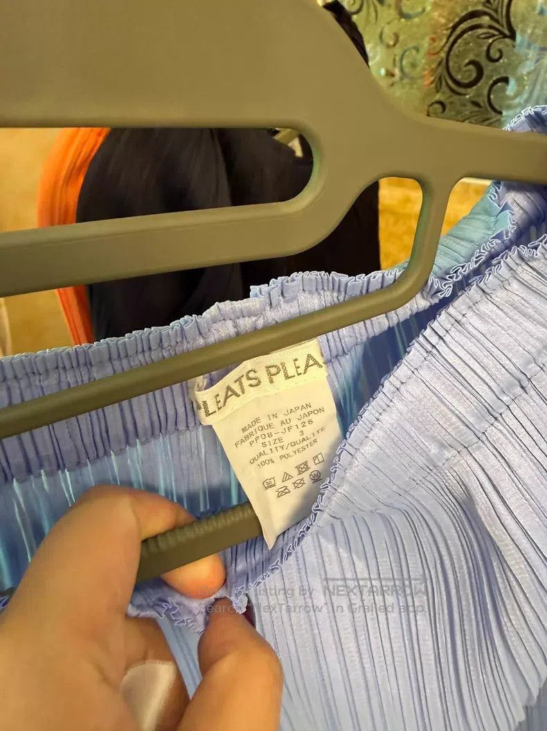 Issey Miyake Issey Miyake size:3 Blue Straight Pants Size 23" - 2 Thumbnail