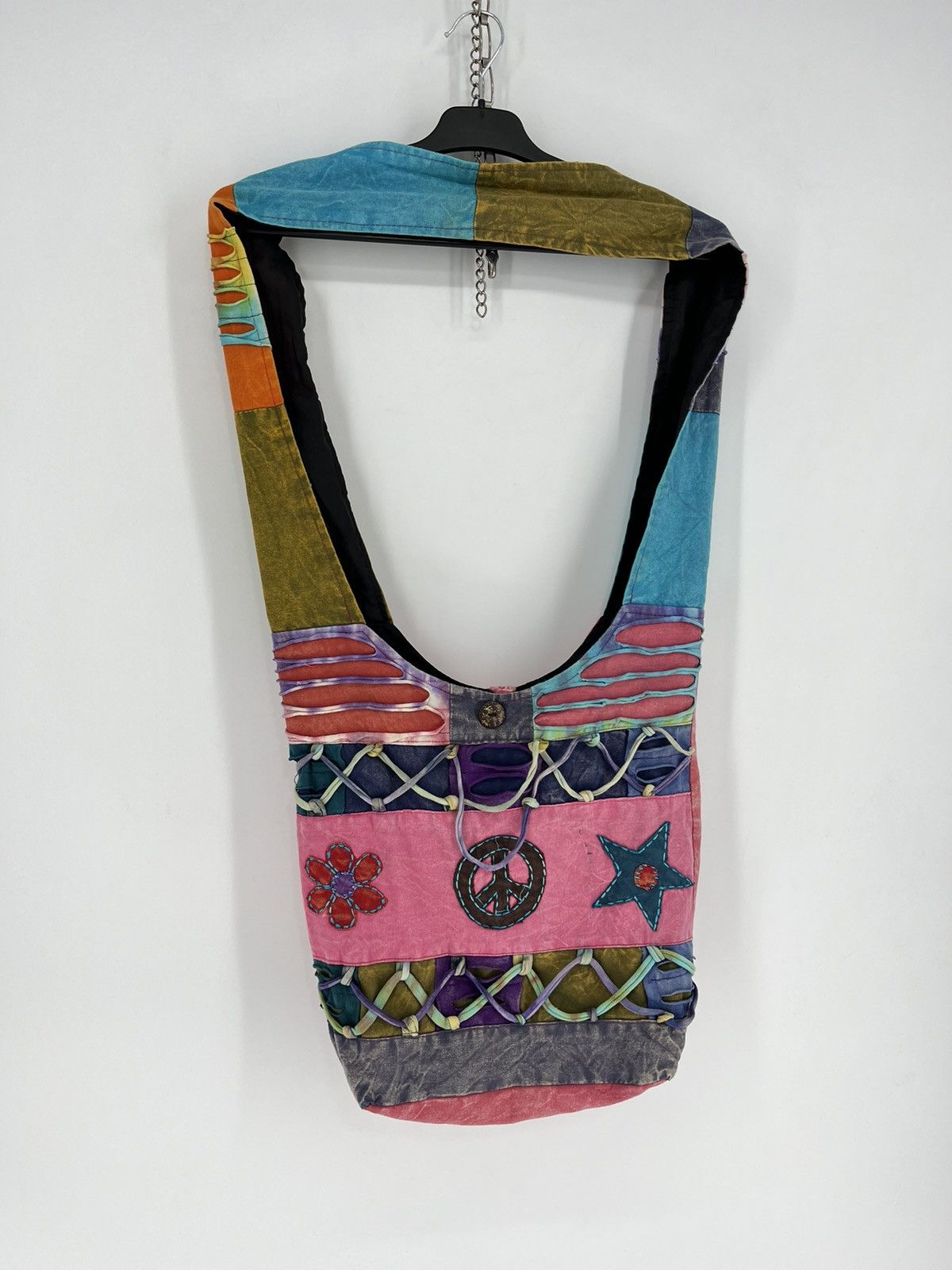 Japanese Brand Vintage Y2K Japanese Shopper Crossbody Hippie Bag Style Size ONE SIZE - 3 Thumbnail