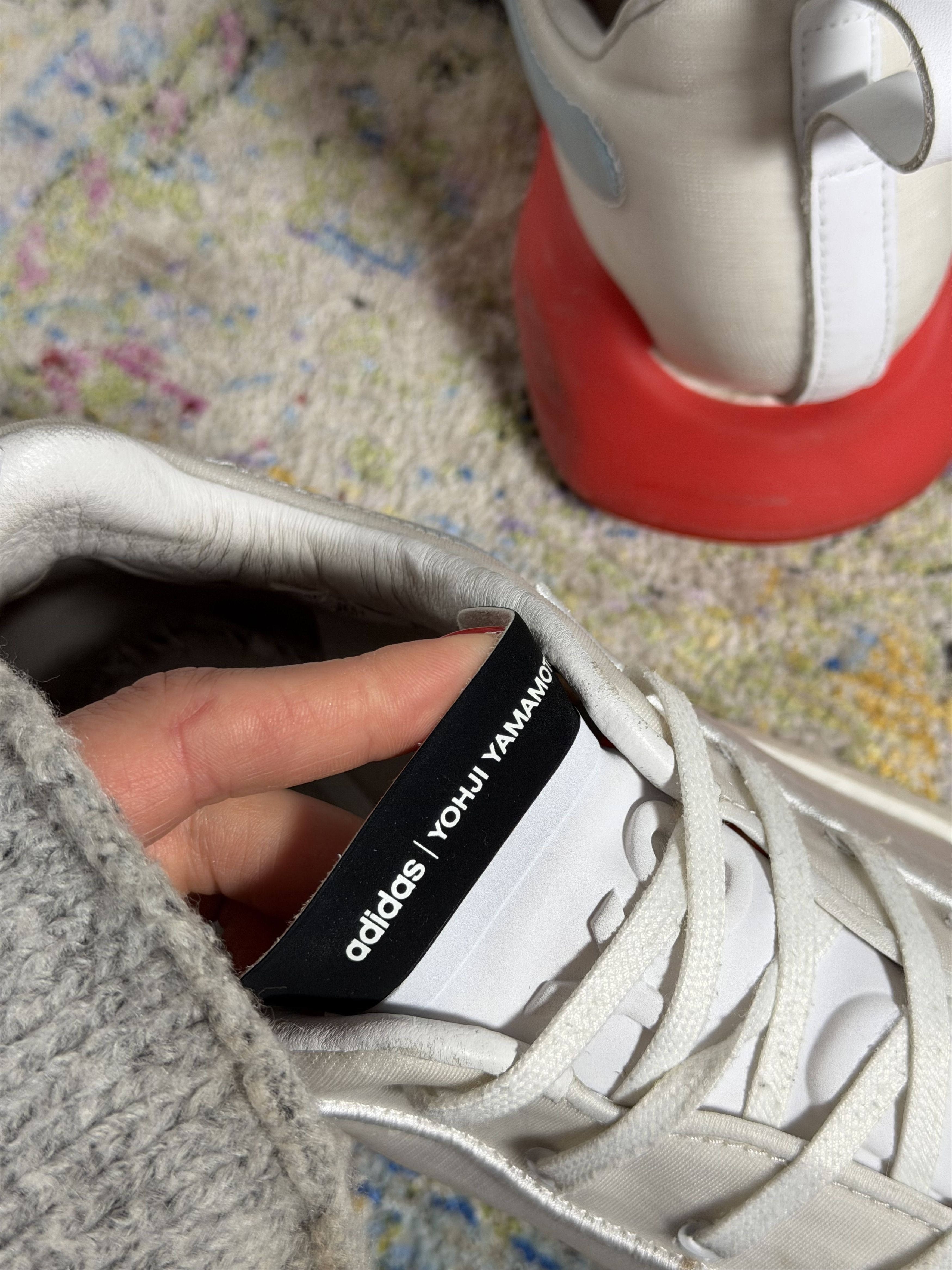 Adidas × Y-3 adidas Y-3 Orisan White Red Cyan Sneakers Size US 11 / EU 44 - 11 Thumbnail