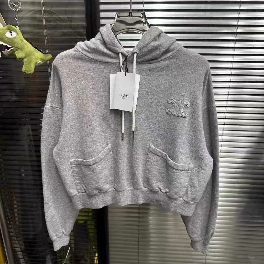 Celine Celine Triomphe Hoodie S Size Size S / US 4 / IT 40 - 1 Thumbnail