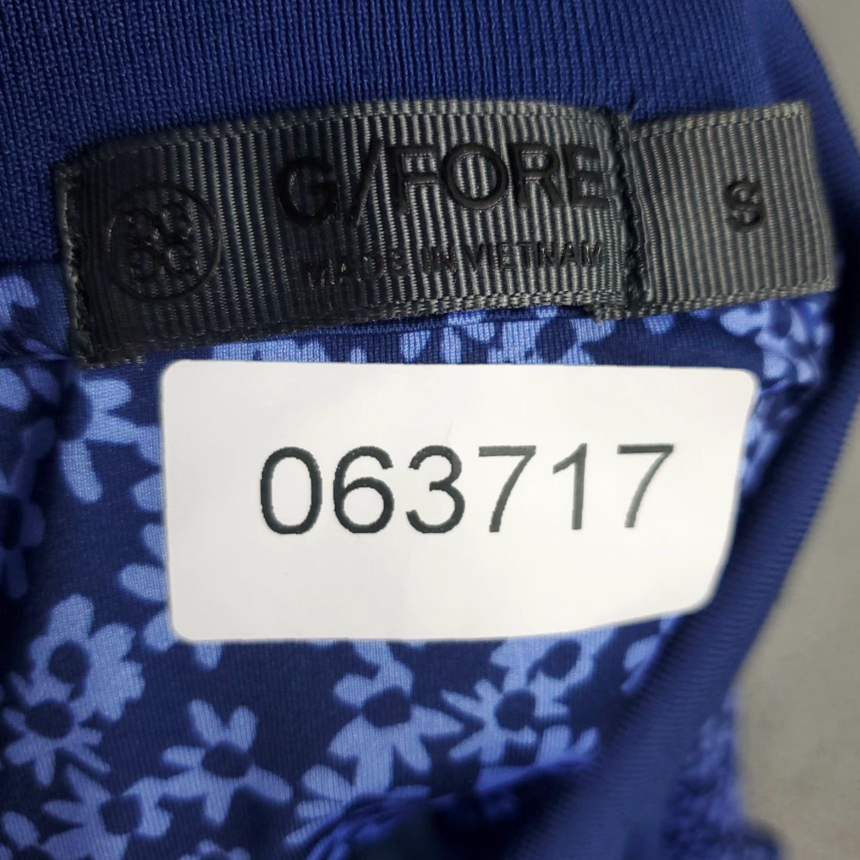 G/FORE G/FORE Polo Shirt Small Blue Floral Golf Short Sleeve Mens Size US S / EU 44-46 / 1 - 7 Thumbnail
