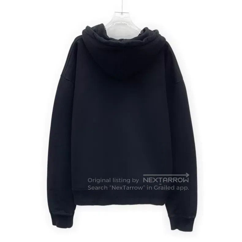 Dior Dior 22 black pattern printed cotton hooded drawstring lon Size US M / EU 48-50 / 2 - 2 Thumbnail