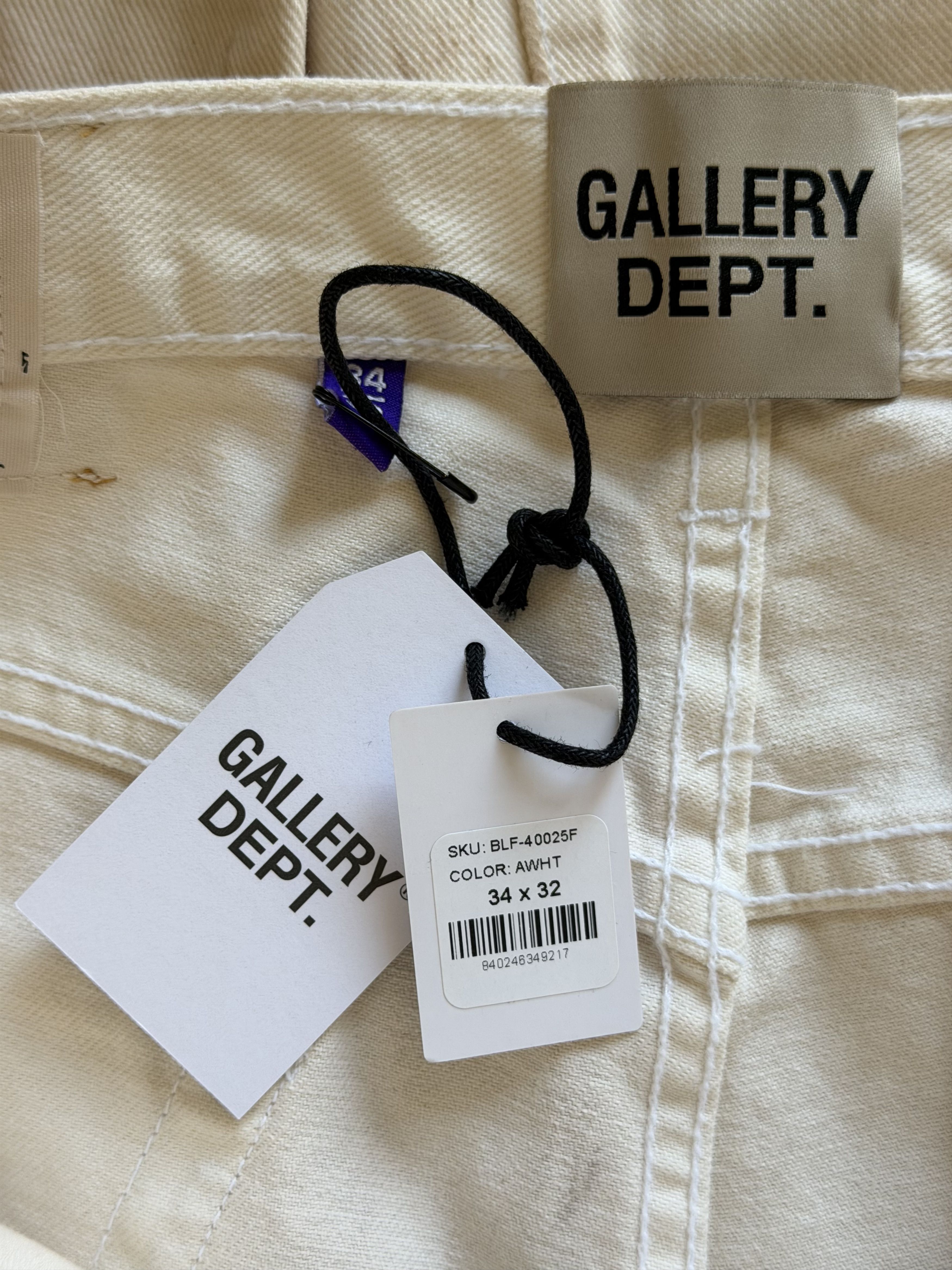 Gallery Dept. Gallery Dept. Brisko LA Flare Carpenter Pants Antique White Size US 34 / EU 50 - 7 Thumbnail