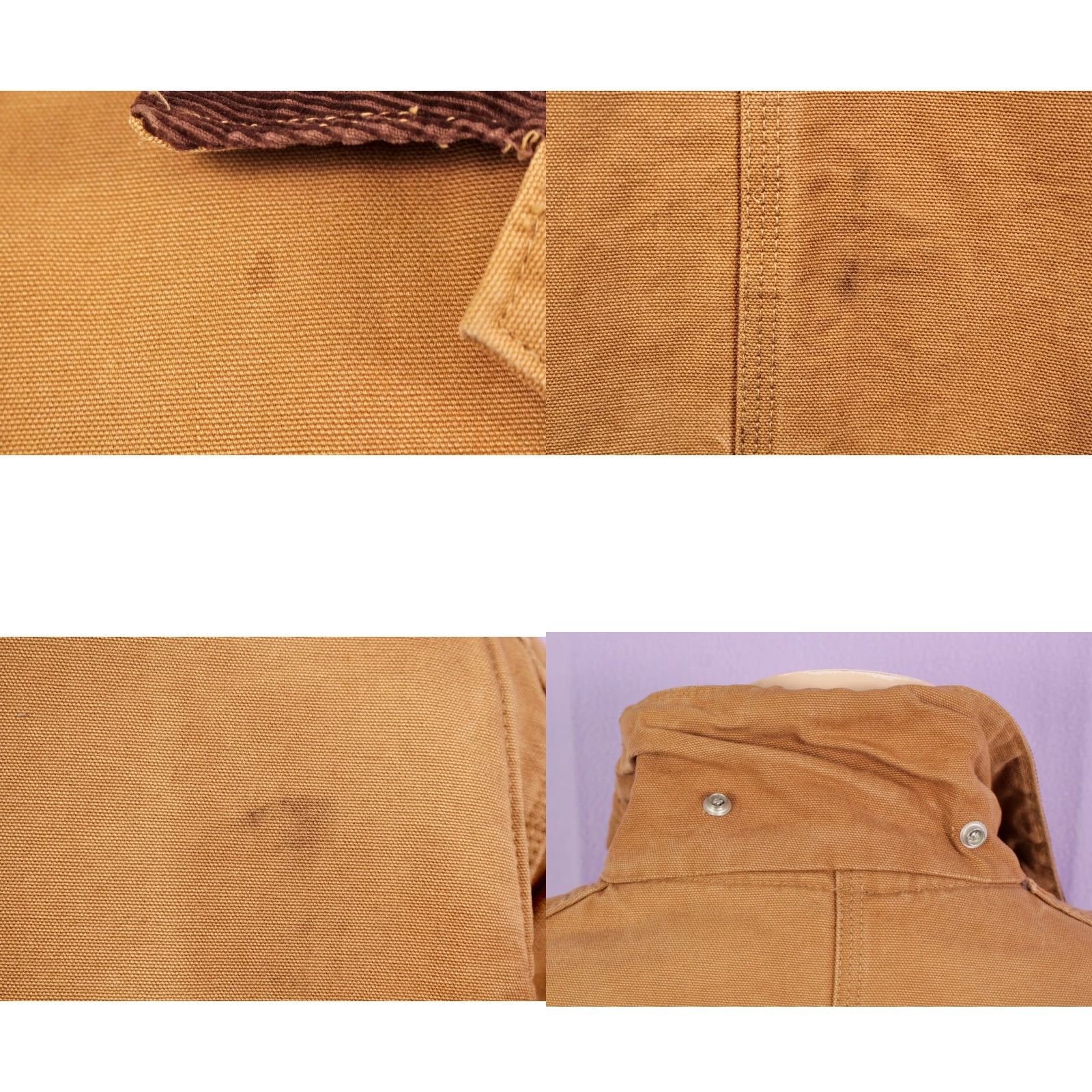 Carhartt VINTAGE Carhartt Chore Jacket Shirt 70s 1970s Men's Tan Brown Size 50 Work Jacket Mens Size US M / EU 48-50 / 2 - 8 Thumbnail