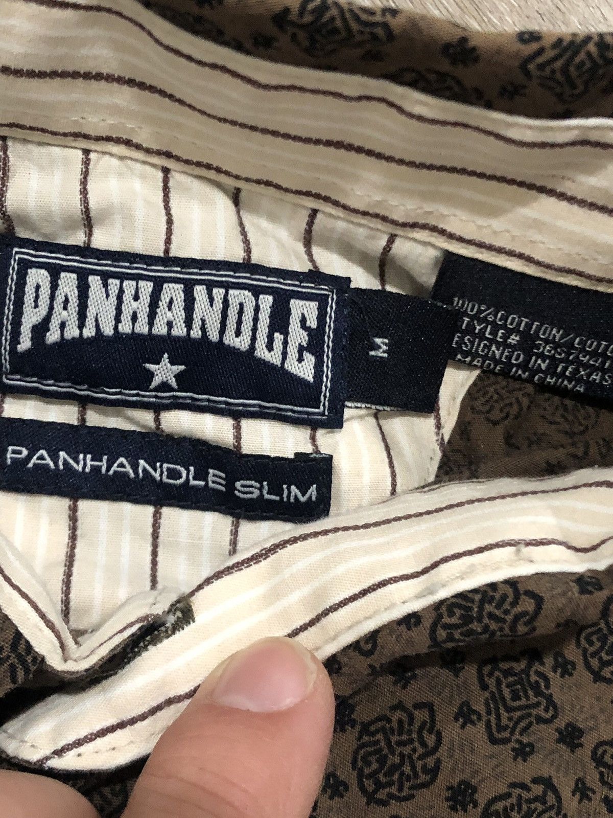 Panhandle Slim × Vintage Vtg 90s Panhandle Slim Western Pearl Snap Size US M / EU 48-50 / 2 - 6 Thumbnail