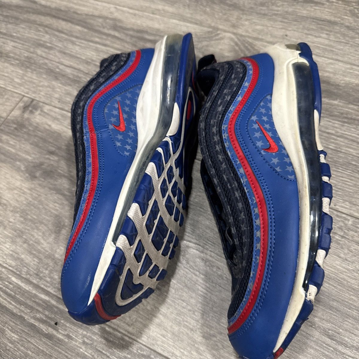 Nike Nike Air Max 97 USA City Pride Dallas Away Stars Size 10.5 Size US 10.5 / EU 43-44 - 4 Thumbnail