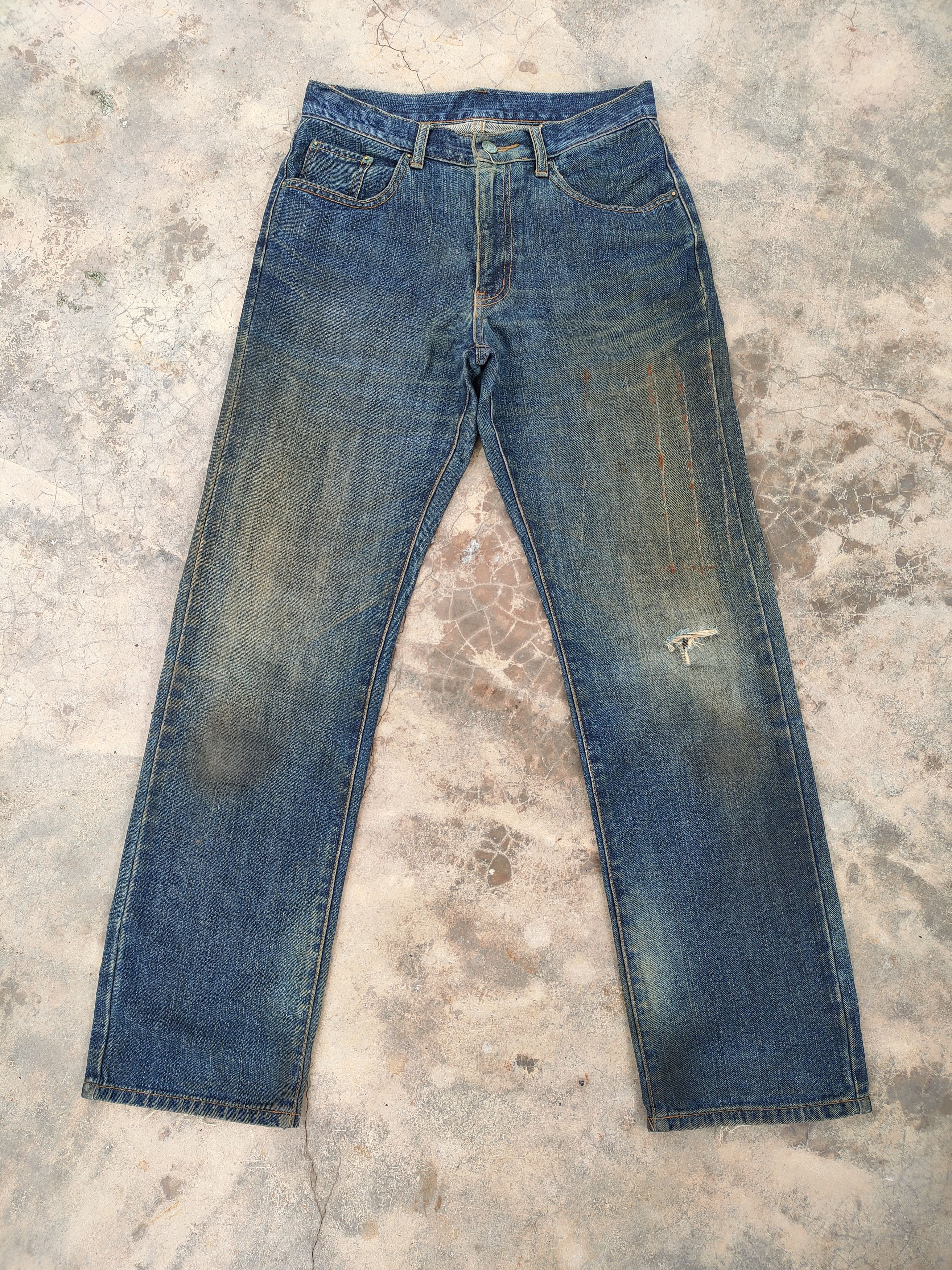 Japanese Brand VINTAGE JAPANESE RUSTY FADED JEANS DENIM PANTS Size US 29 - 1 Thumbnail