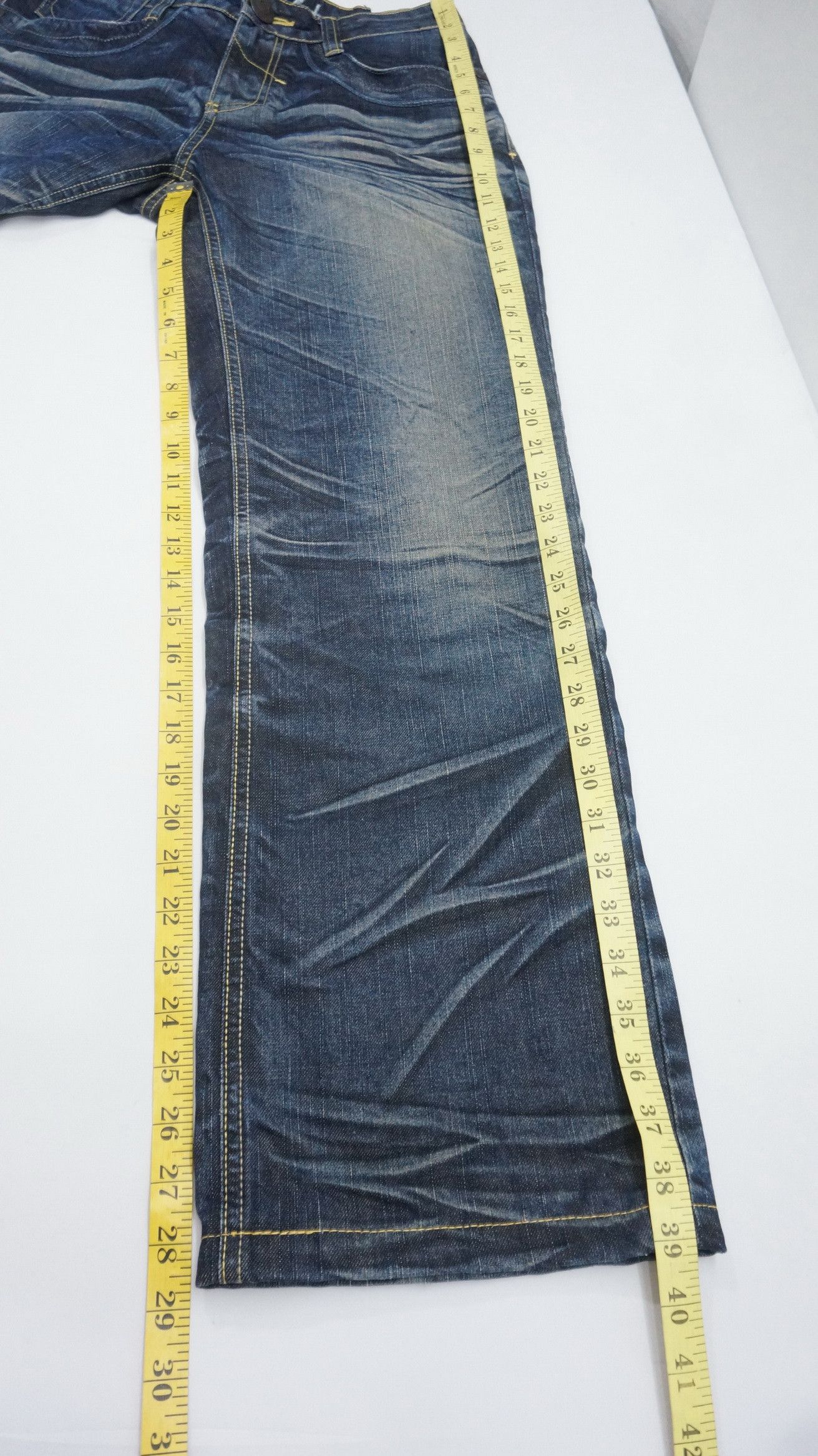 Japanese Brand Dope Japan OSAKA BIG TRAIN Baggy Clawmark Jeans Size US 28 / EU 44 - 9 Thumbnail