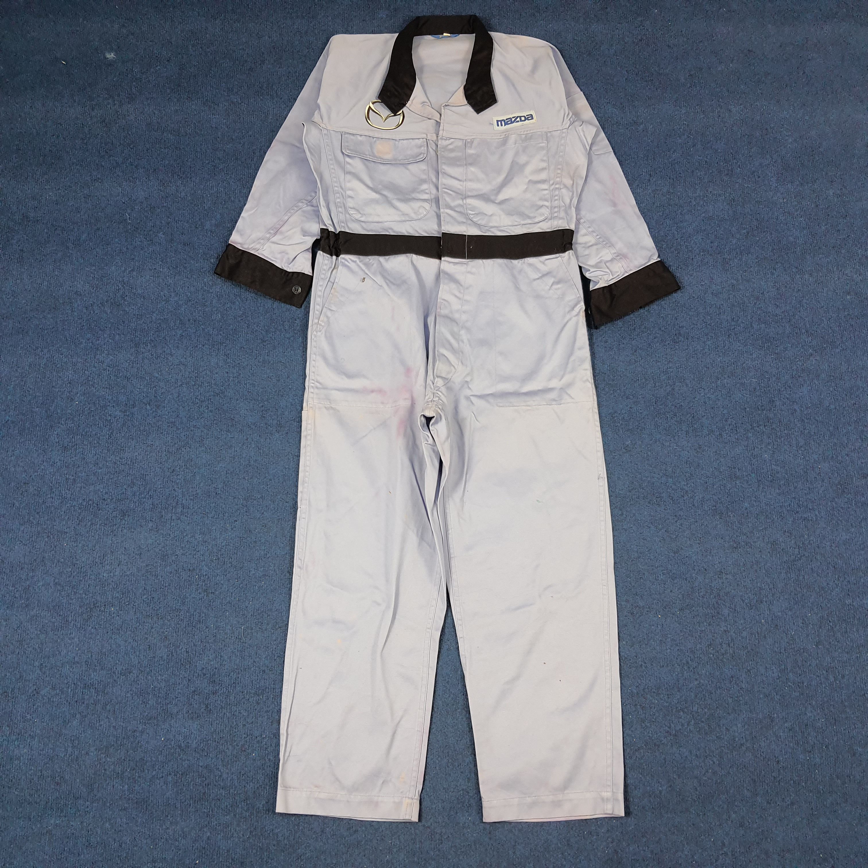 Japanese Brand × Vintage Vintage Mazda Japan Motorsports Racing Brand Coverall Size US S / EU 44-46 / 1 - 6 Thumbnail