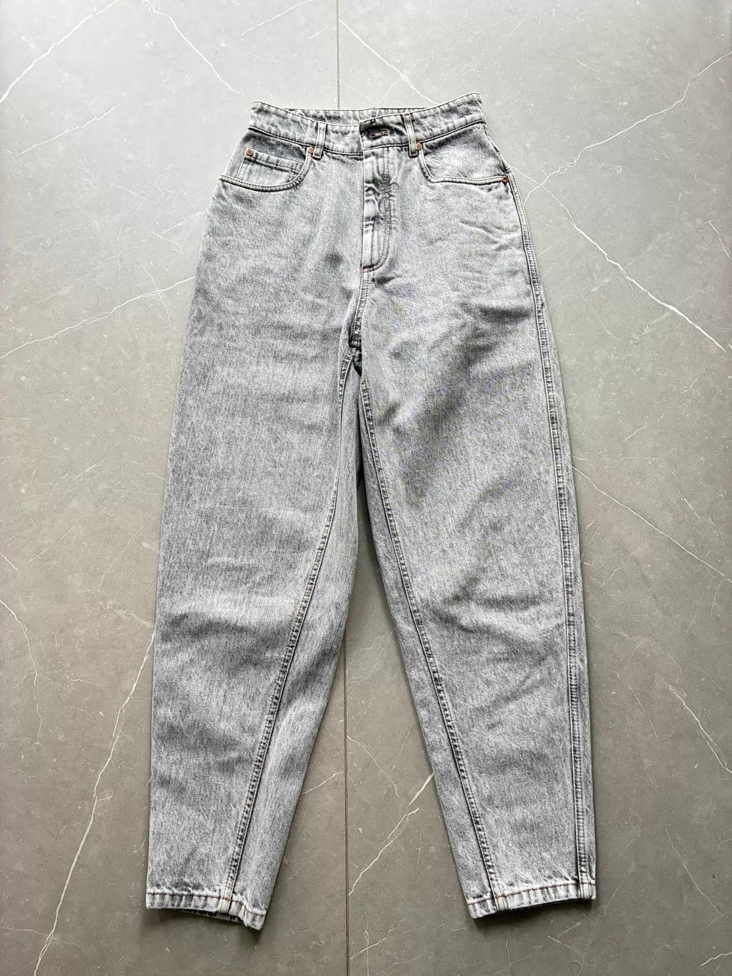 Brunello Cucinelli Brunello Cucinelli Light Gray Women's 38 Jeans Size 26" / US 2 / IT 38 - 2 Thumbnail