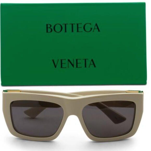 Bottega Veneta Bottega Veneta Men's Beige Sunglasses Size ONE SIZE - 1 Thumbnail