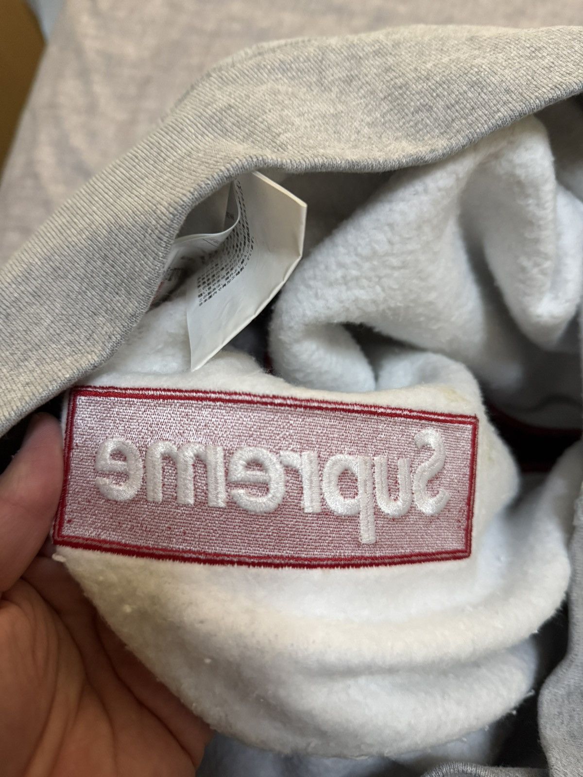 Junya Watanabe × Supreme Supreme junya watanabe cdg customized grey box logo hoodie Size US S / EU 44-46 / 1 - 9 Thumbnail