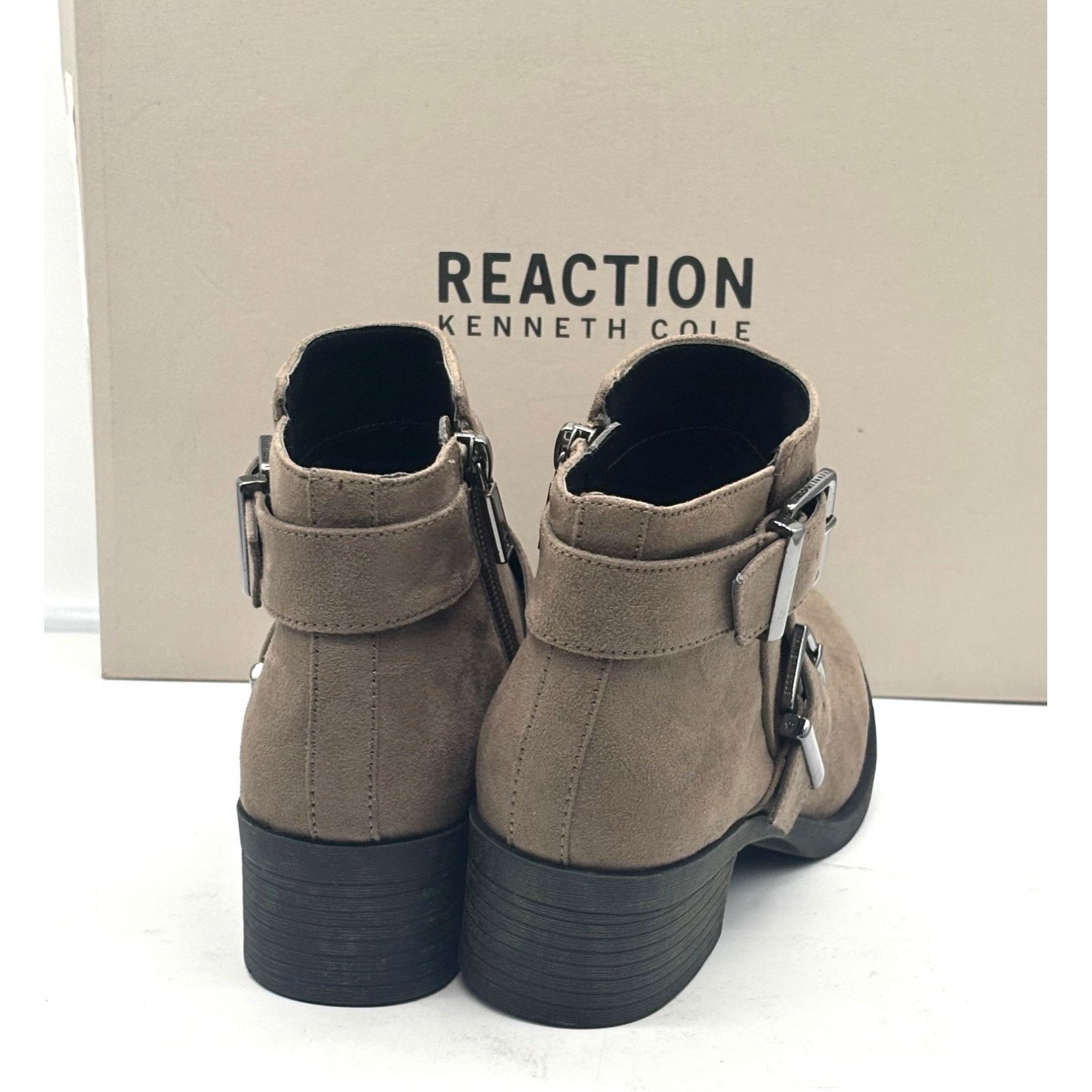 Other Kenneth Cole Reaction Women's Re-Buckle Booties, Putty Masil Size US 5 / IT 35 - 4 Thumbnail