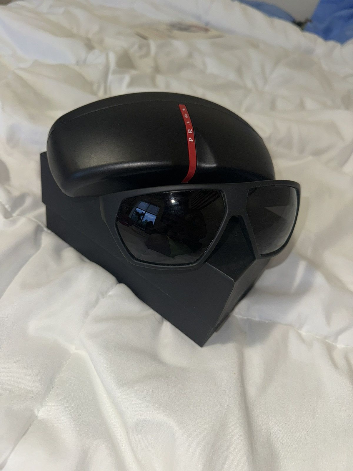 Prada Prada Linea Rossa Polarized Sunglasses Size ONE SIZE - 4 Thumbnail