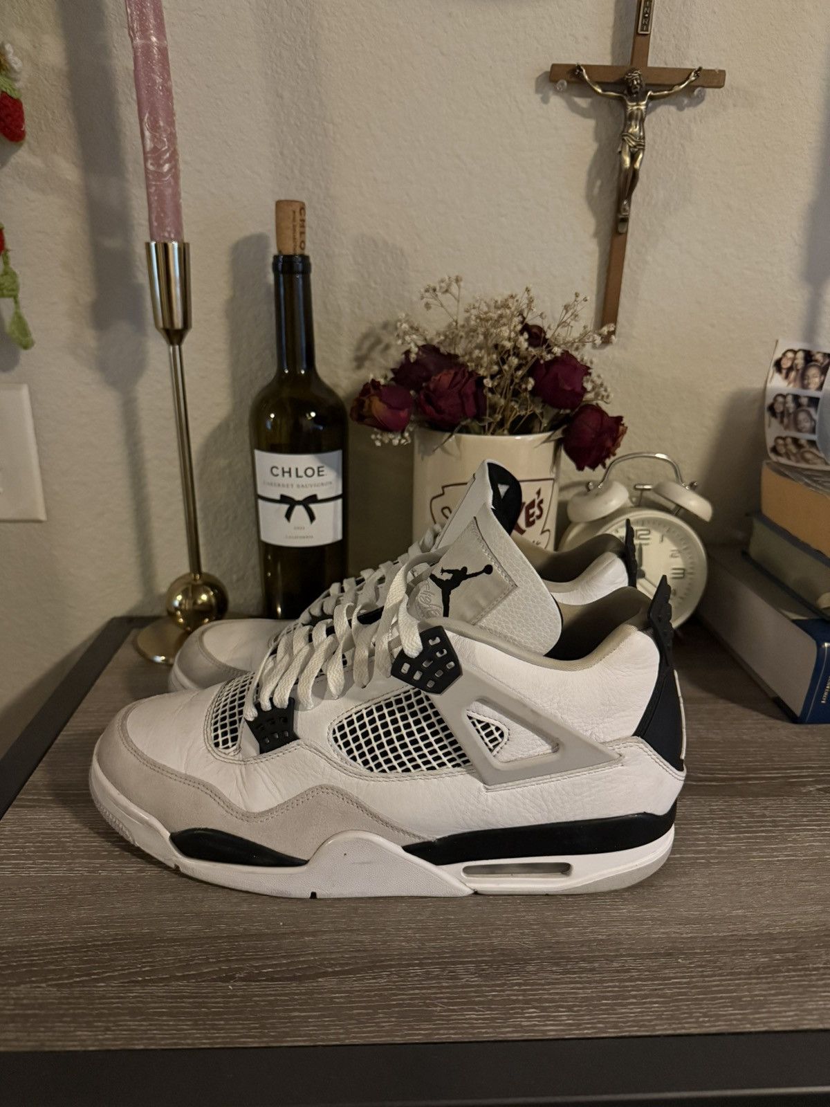 Jordan Brand Jordan 4s Military Black Size US 12 / EU 45 - 4 Thumbnail