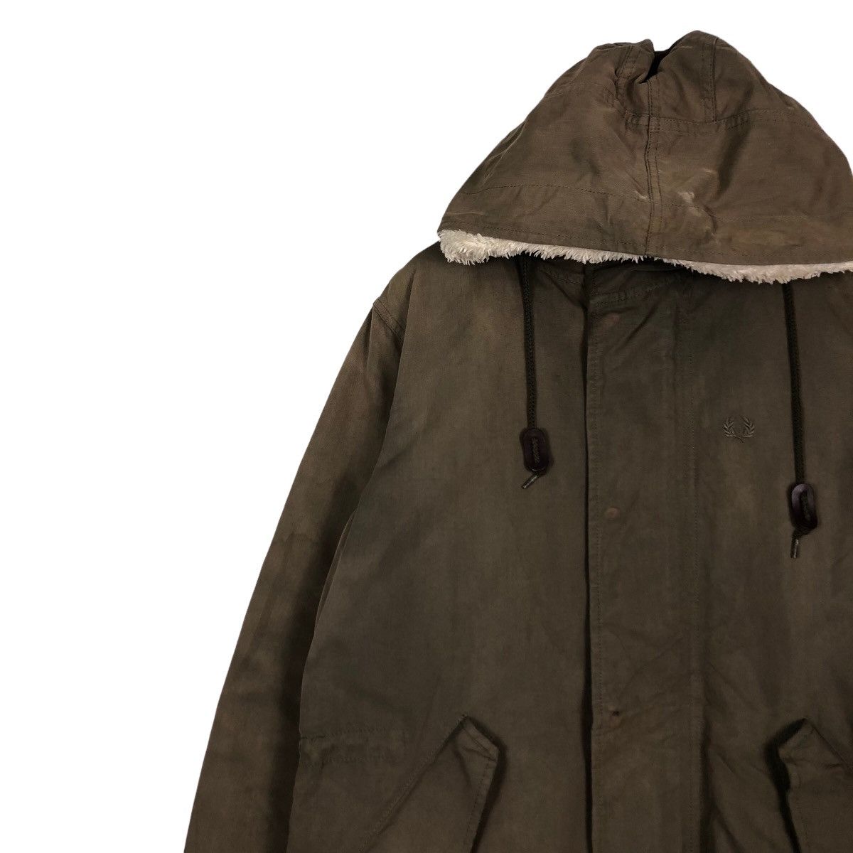 Fred Perry 🔥Vintage Fred Perry Jacket Big Flag Kingdom Shearling Size US M / EU 48-50 / 2 - 8 Thumbnail