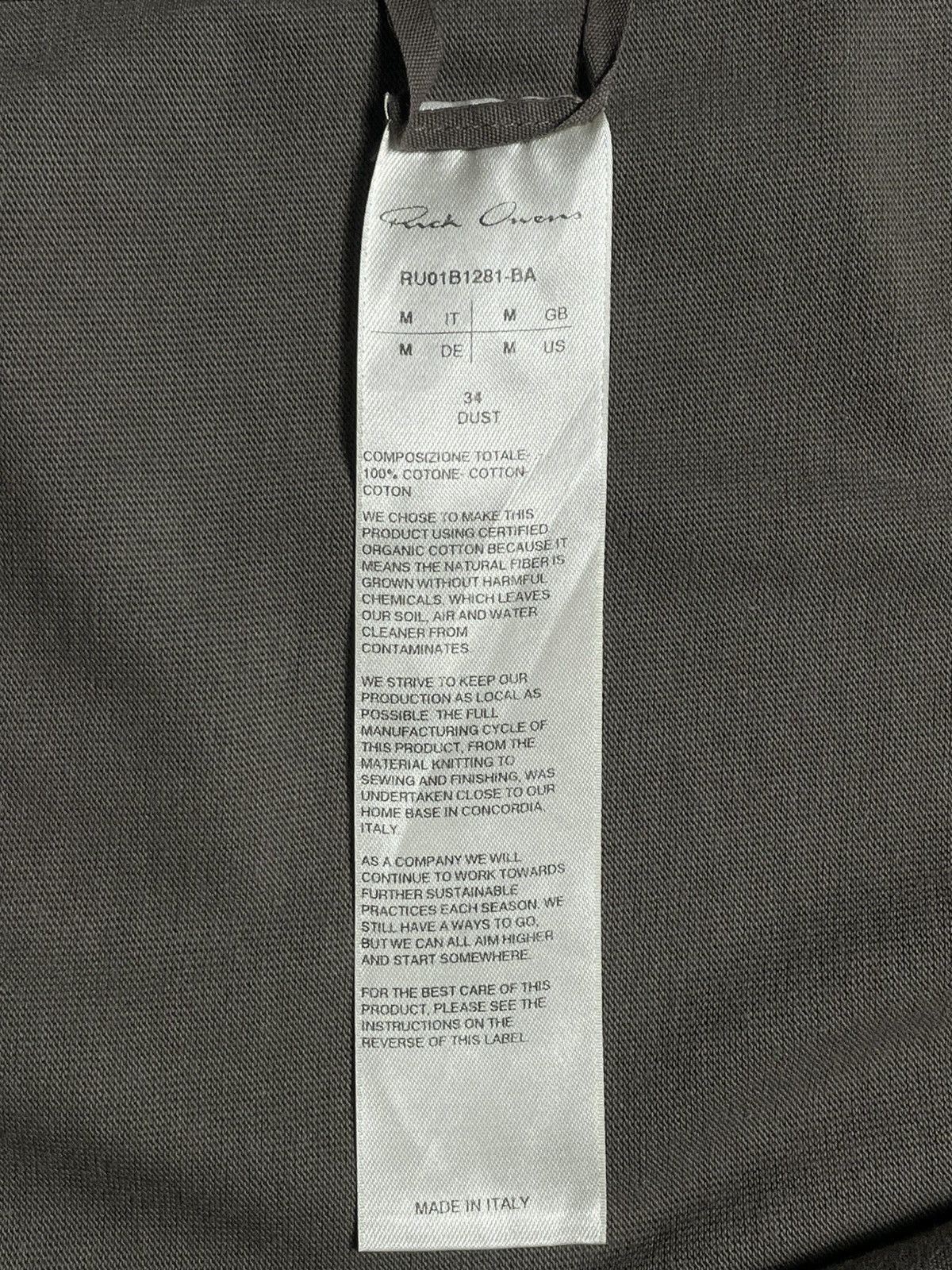 Rick Owens Rick Owens SS 22 Strobe Raglan Zip Up Hoodie Dust Size US M / EU 48-50 / 2 - 7 Thumbnail