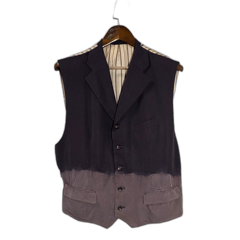Comme des Garcons Comme des Garçons 1993 Vest with Faded Design Size US M / EU 48-50 / 2 - 1 Thumbnail