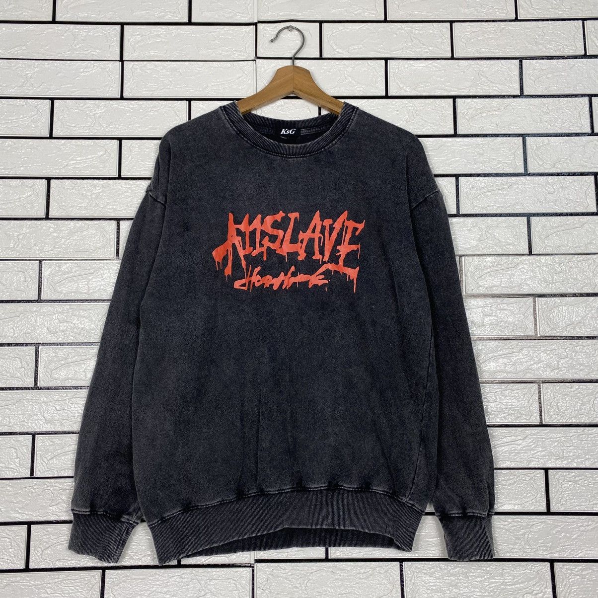 Japanese Brand 📌Vintage Sweatshirt Punk Bondage Design Size US M / EU 48-50 / 2 - 2 Thumbnail