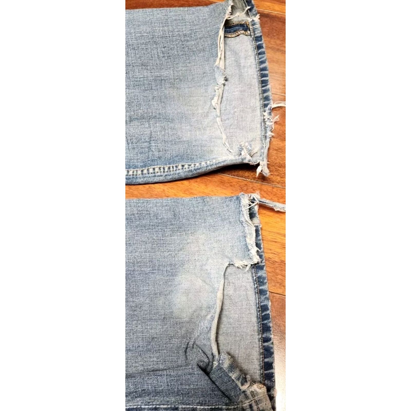 Vintage BKE Tyler Straight Leg Jeans Men's 38x32 Denim Blue Buckle 100% Cotton Distressed Mid Rise 5-Pocket Relaxed Regular Width Jeans Mens Size US 38 / EU 54 - 7 Thumbnail