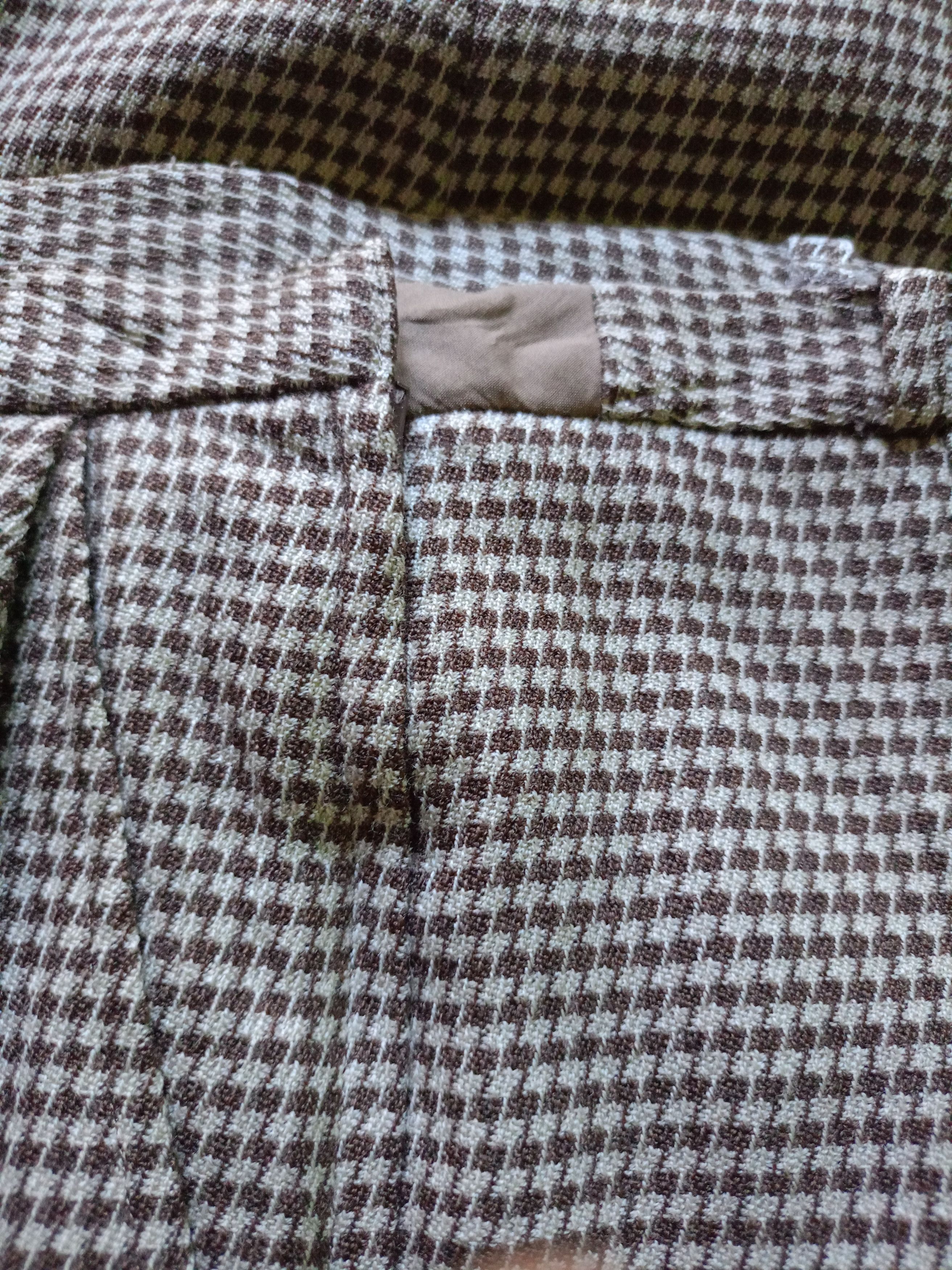 パンツ Old Christian Dior Wool Check Slacks Christian Dior Le Connaisseur Gray Pure Virgin Wool Heavy