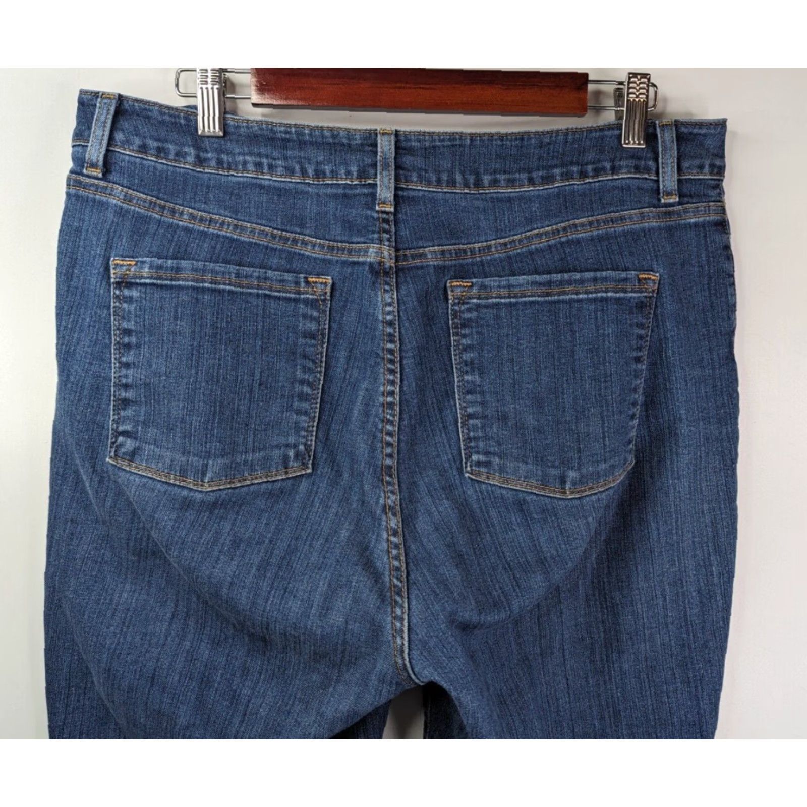Vintage LL Bean Classic Fit Women's Size 14 M/T Jeans True Shape Slim Leg 284078 Size 36" / US 14 / IT 50 - 5 Thumbnail