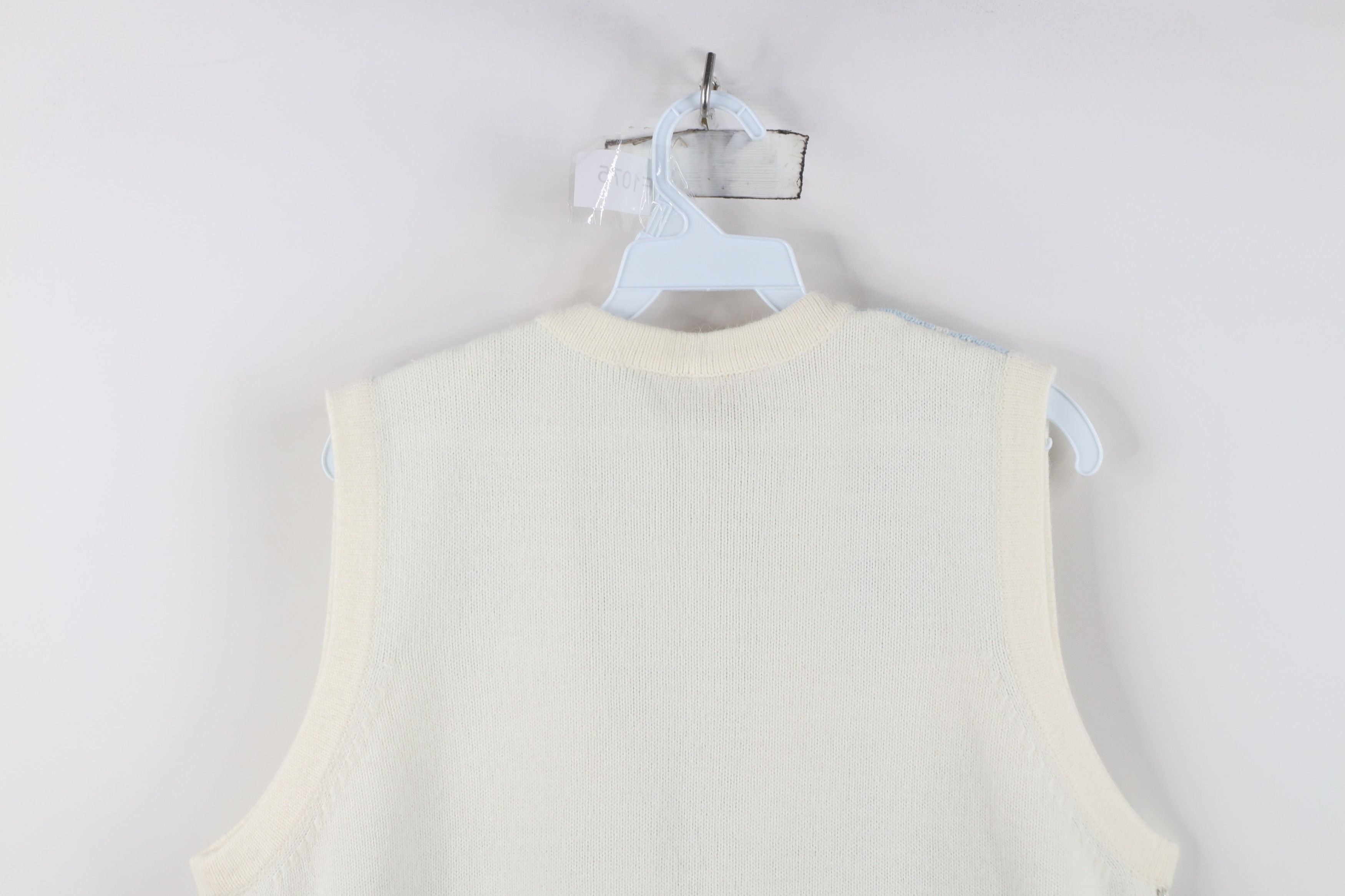 Vintage Vintage 90s Streetwear Beaded All Over Print Sweater Vest Size M / US 6-8 / IT 42-44 - 12 Thumbnail