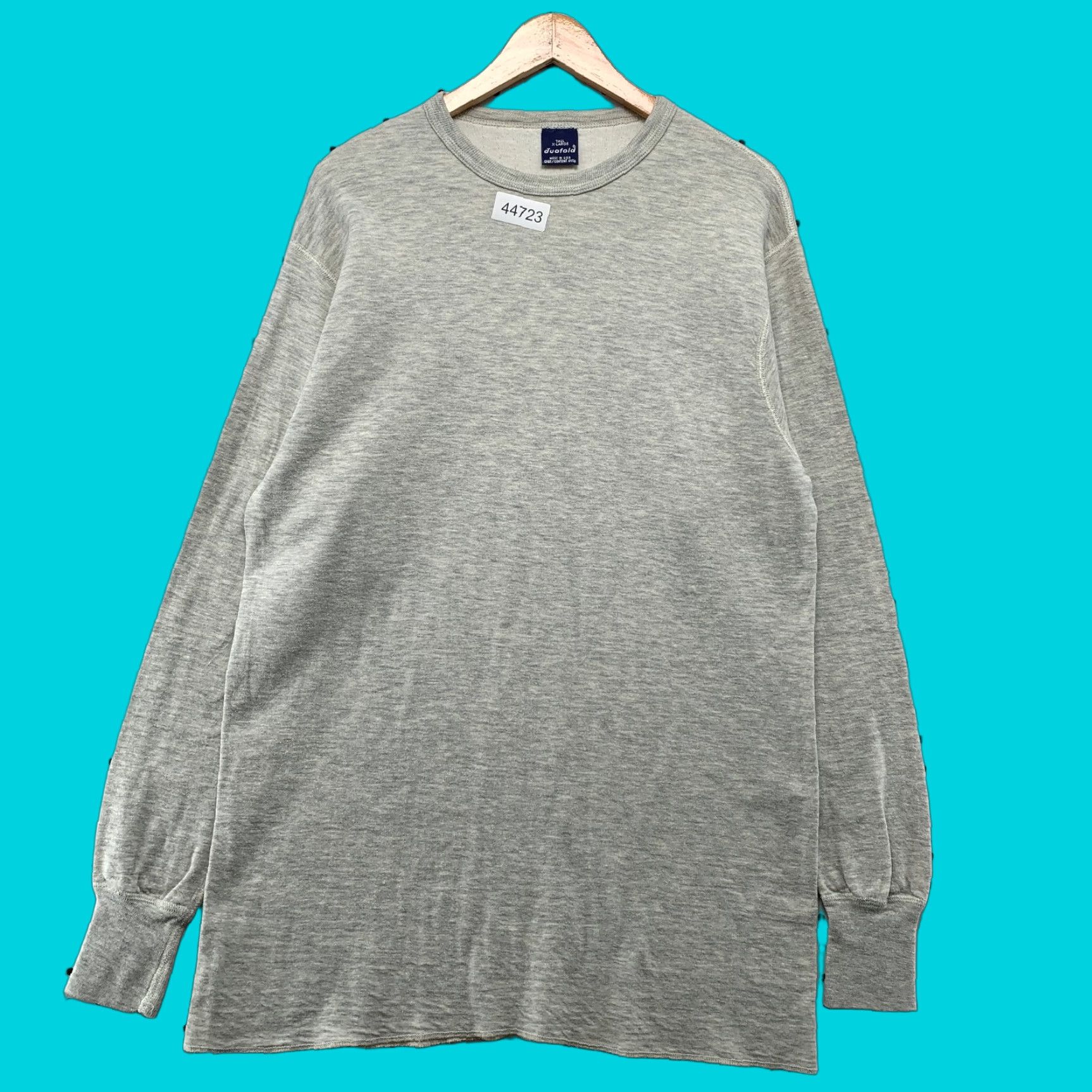 Vintage Vintage Duofold Thermal Shirt Mens XL Tall XLT Gray Wool Blend Double Face Usa Size US XL / EU 56 / 4 - 1 Thumbnail