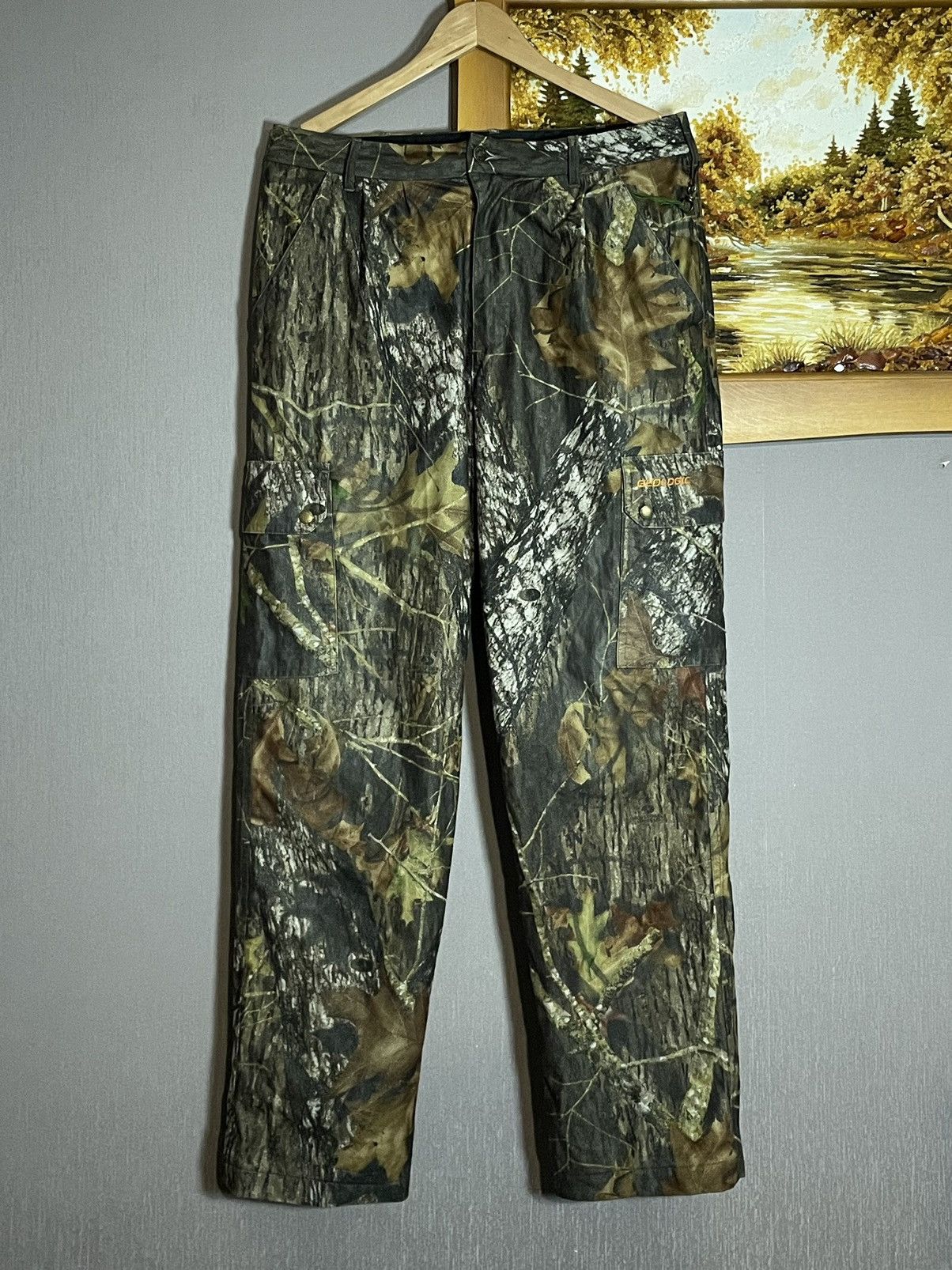 Mossy Oaks × Realtree × Vintage Mossy Oaks Cargo Camouflage Realtree Carhartt Pants Size US 33 - 7 Thumbnail