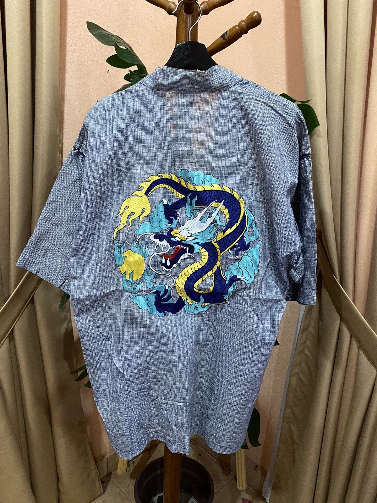 Other Vintage Beach Time Dragon Embroidered Haori-Style Size US M / EU 48-50 / 2 - 1 Thumbnail