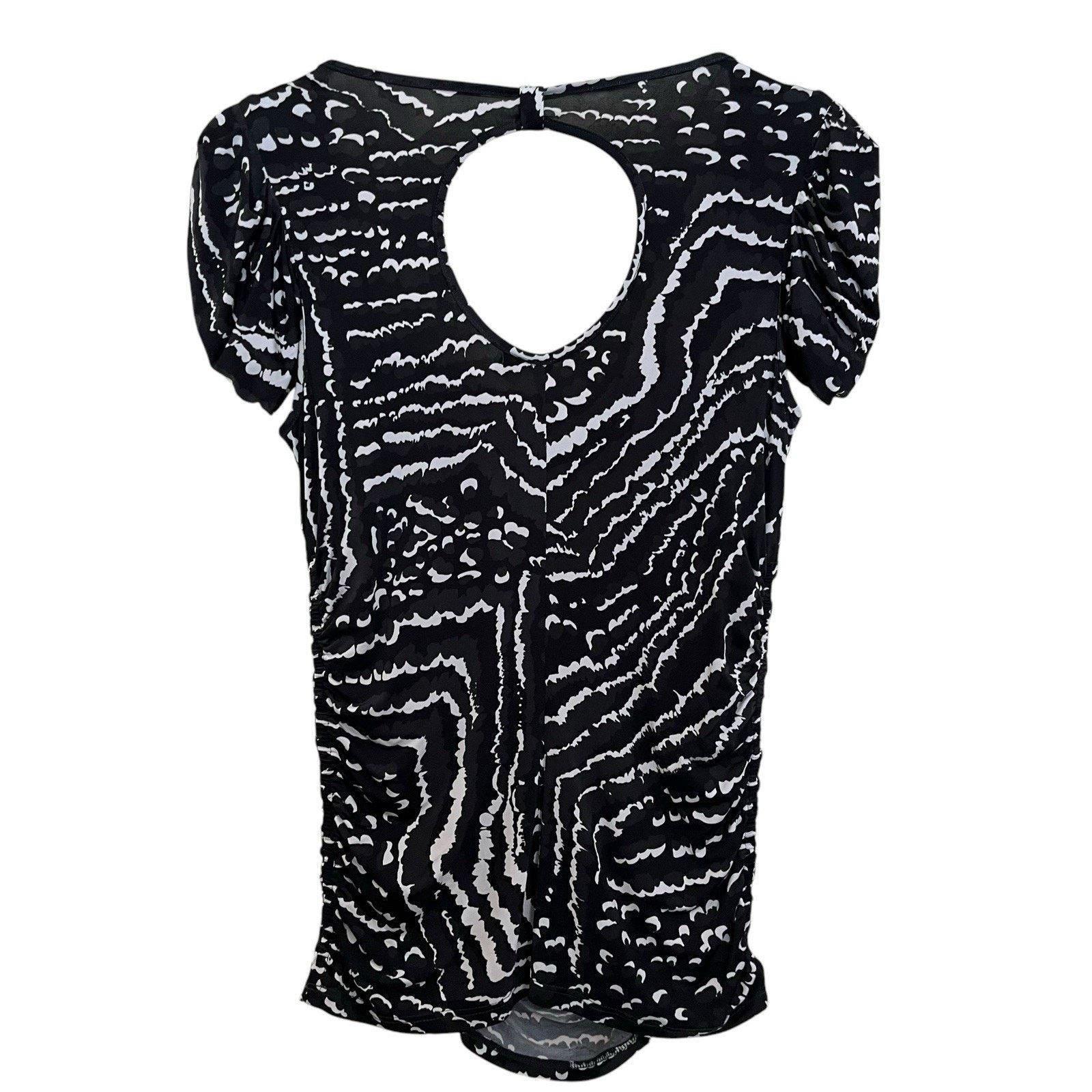 Vintage Kouture By Kimora Lee | Vintage Y2K Stretch Babydoll Top Size L / US 10 / IT 46 - 6 Thumbnail
