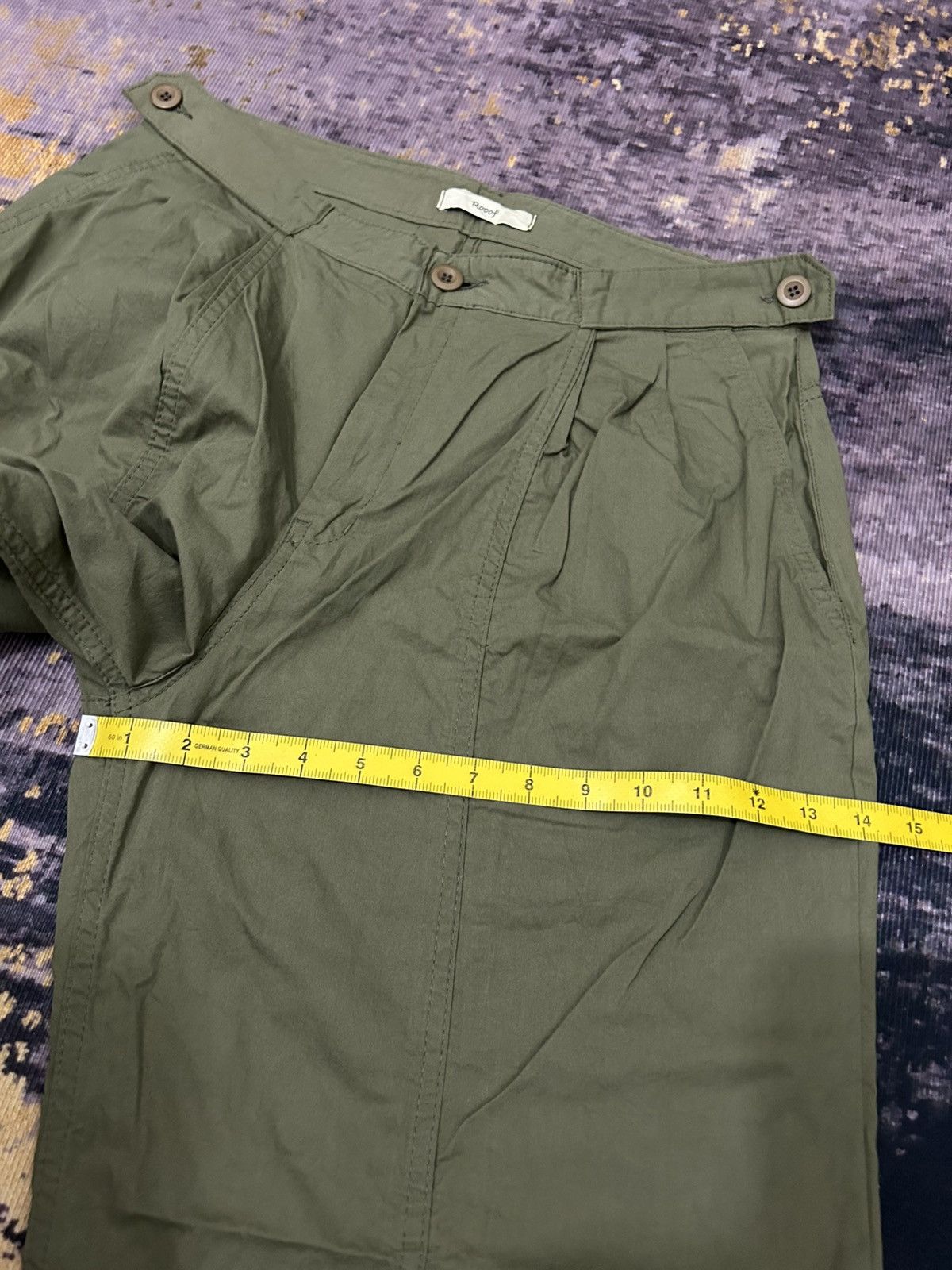 Japanese Brand Rooof Baggy Wide Leg Pants Size US 31 - 14 Thumbnail