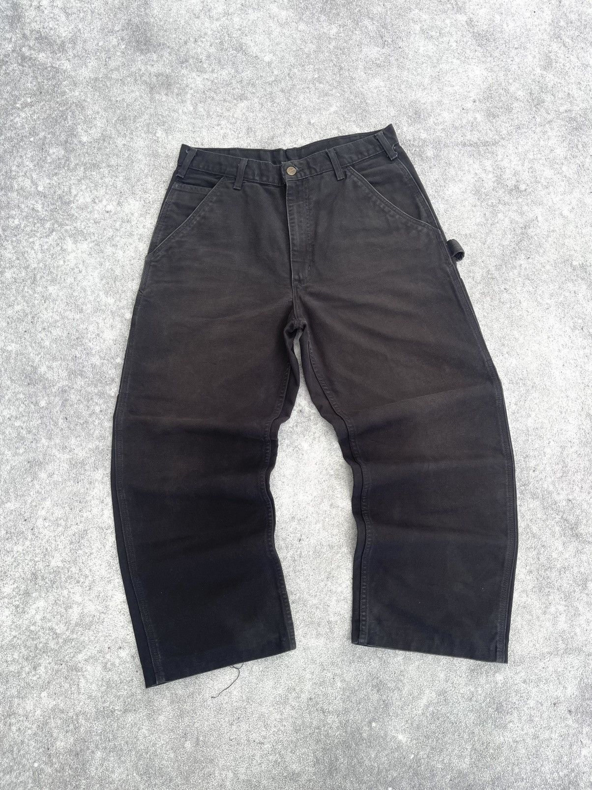 Carhartt Carhartt Carphenter Pants B11 BLK Size US 33 - 2 Thumbnail