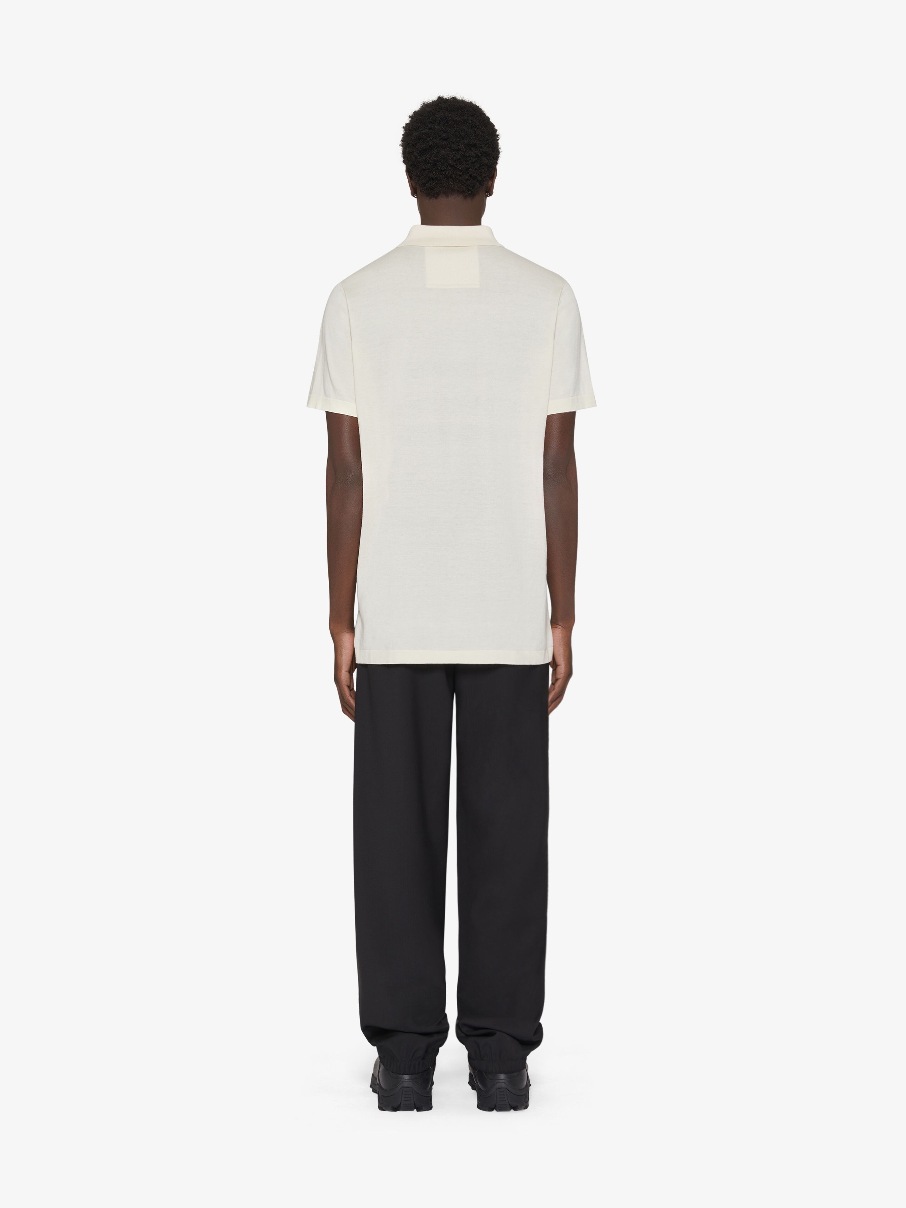 Givenchy o1srvl11e0725 Polo Shirt in Cotton in White Size US M / EU 48-50 / 2 - 3 Thumbnail