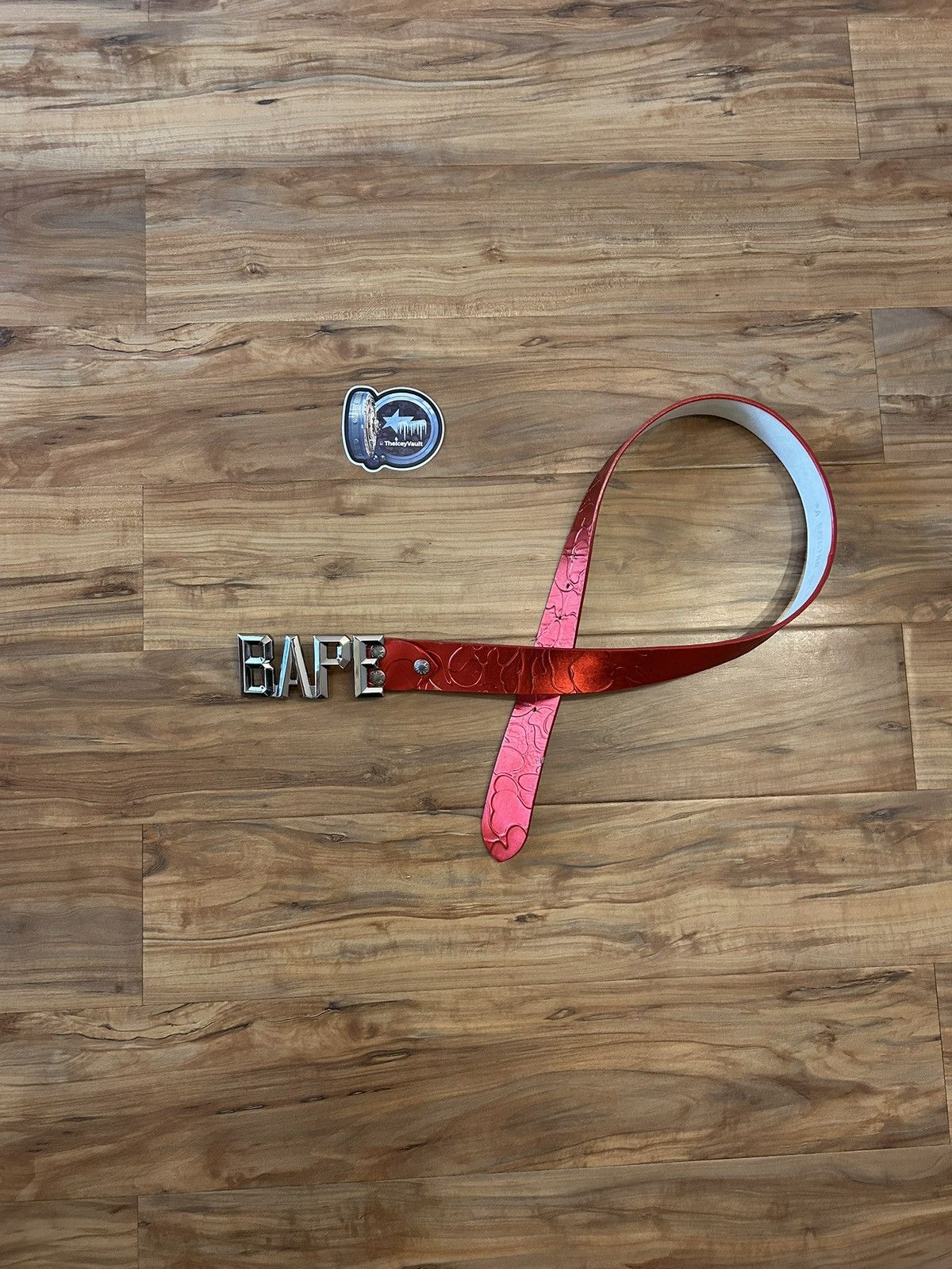 Bape OG Bape Red Camo Belt Size 34 - 1 Thumbnail
