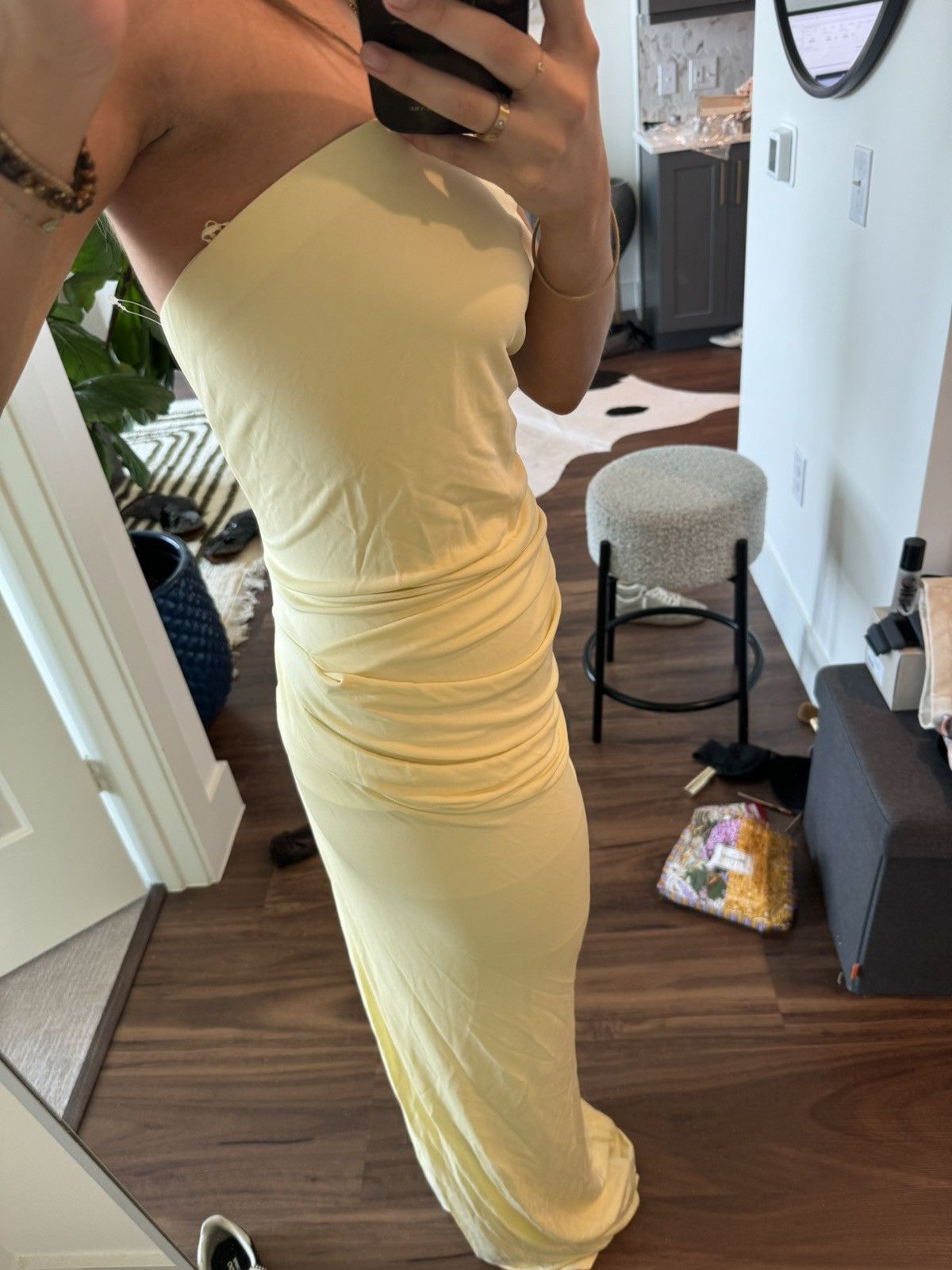 Christopher Esber Odessa Strapless Jersey Maxi Dress Size M / US 6-8 / IT 42-44 - 4 Thumbnail