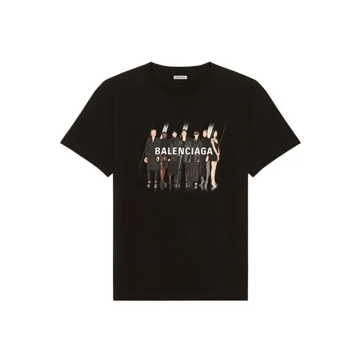 Balenciaga Balenciaga Black Crew Neck Graphic T-Shirt Size US XS / EU 42 / 0 - 1 Thumbnail