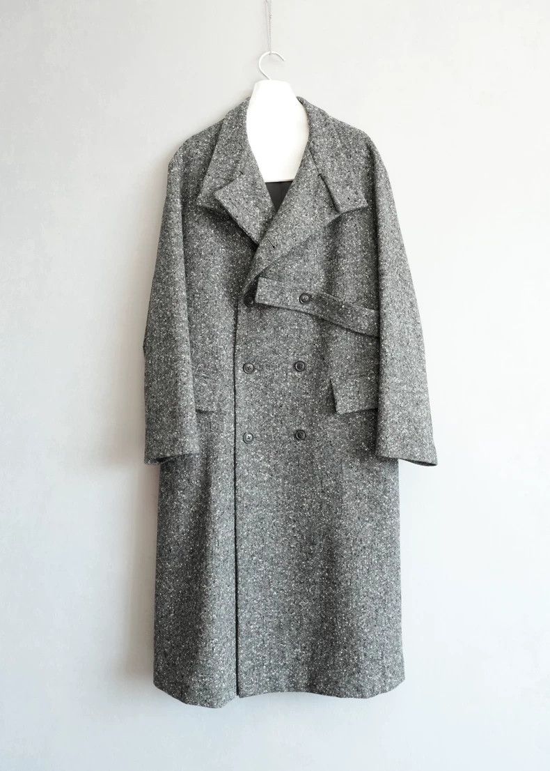 Yohji Yamamoto Yohji Yamamoto18 AW double-breasted speckled coat 2503-Next Size US M / EU 48-50 / 2 - 1 Thumbnail