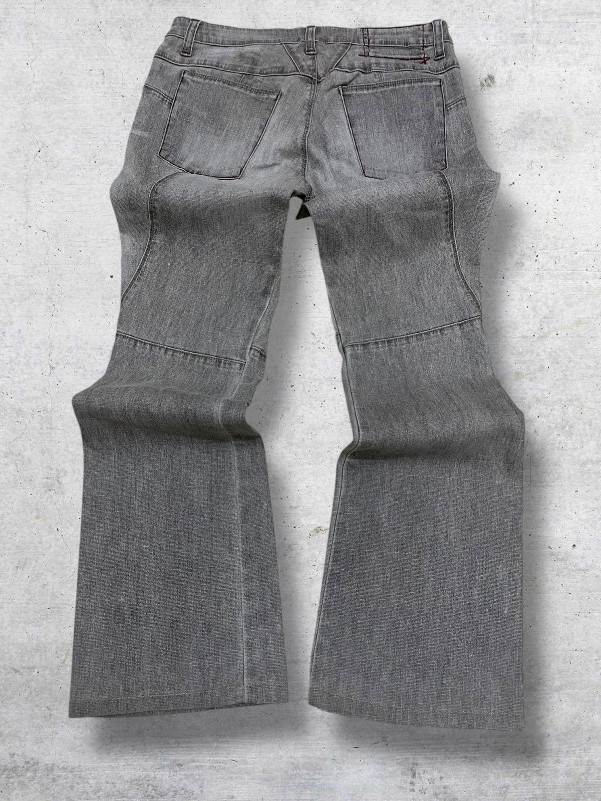Marithe + Francois Girbaud VINTAGE MARITHE FRANCOIS GIRBAUD DESIGNER 90S OG FLARE DENIM Size US 29 - 9 Thumbnail