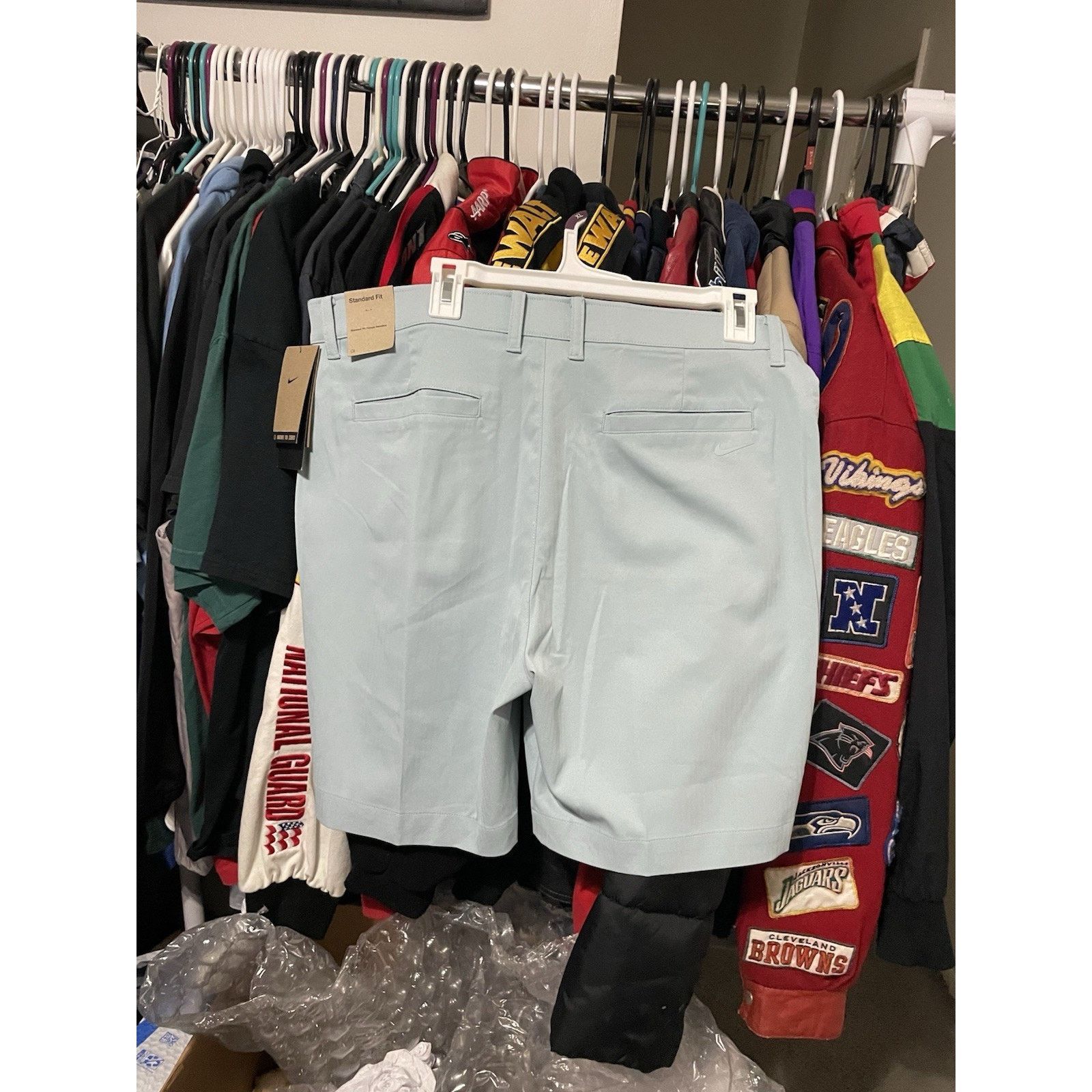Nike Size 36-Nike Men Tour Dri-Fit 8" Chino Golf Shorts Cube Blue Size US 36 / EU 52 - 2 Thumbnail