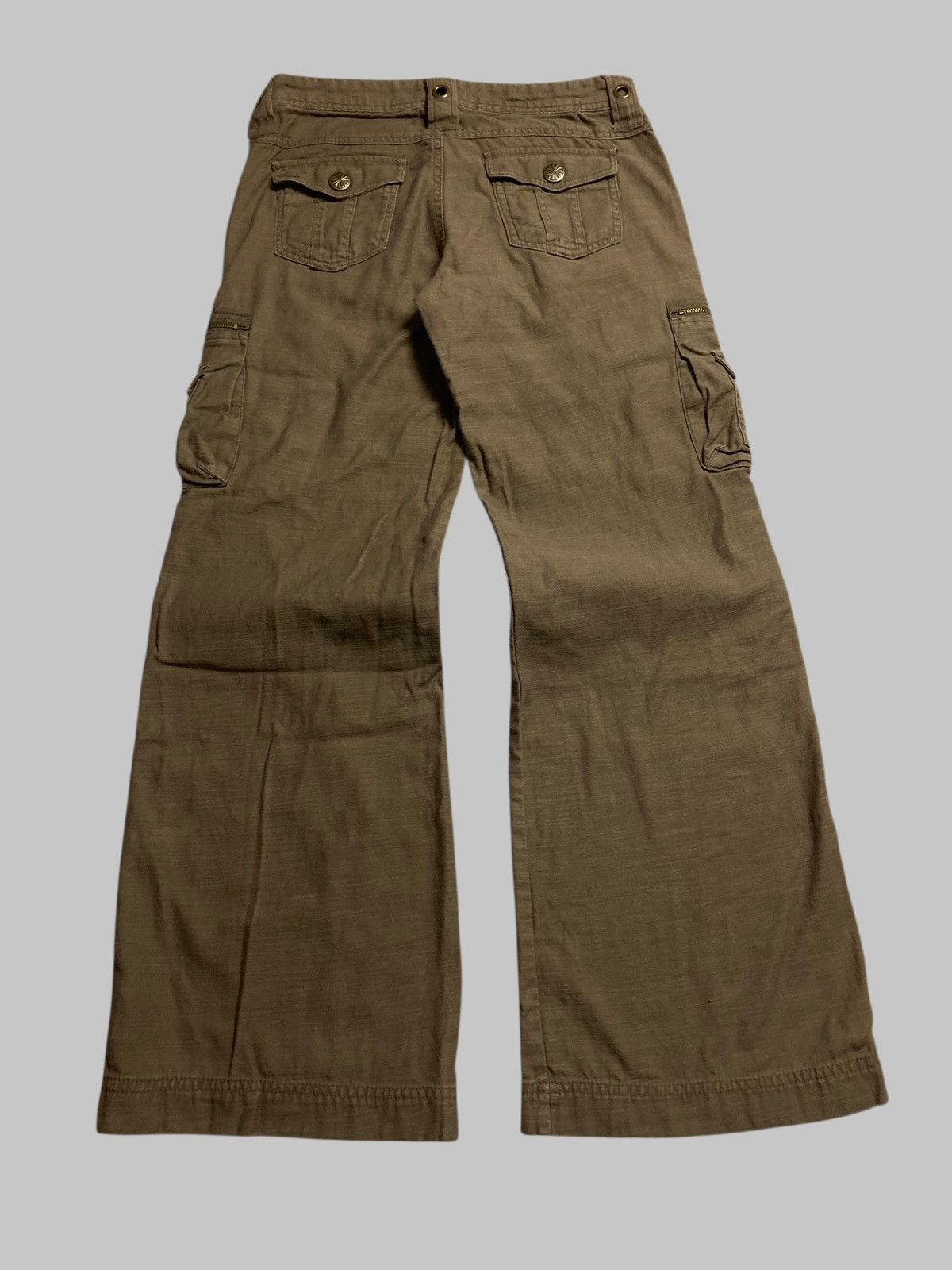 Hysteric Glamour × Japanese Brand × Le Grande Bleu (L.G.B.) UNKNOWN - Flared Cargo Pants Multi Pocket Like Goa Size US 28 / EU 44 - 3 Thumbnail