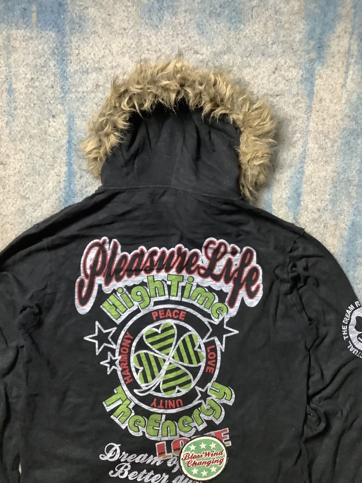 Designer × If Six Was Nine × Le Grande Bleu (L.G.B.) Thruxton Faux Fur Hoodies Like If6w9 LGB style Size US L / EU 52-54 / 3 - 10 Thumbnail