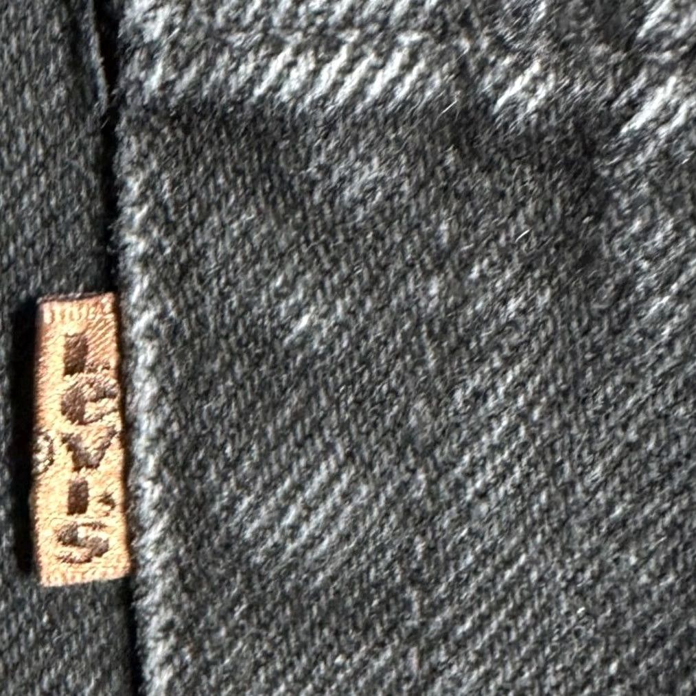 Levi's VINTAGE Levi's 540 Jeans Mens 48X32 Black Relaxed Fit Orange Tab 5 Pockets EUC Size US 32 / EU 48 - 5 Thumbnail