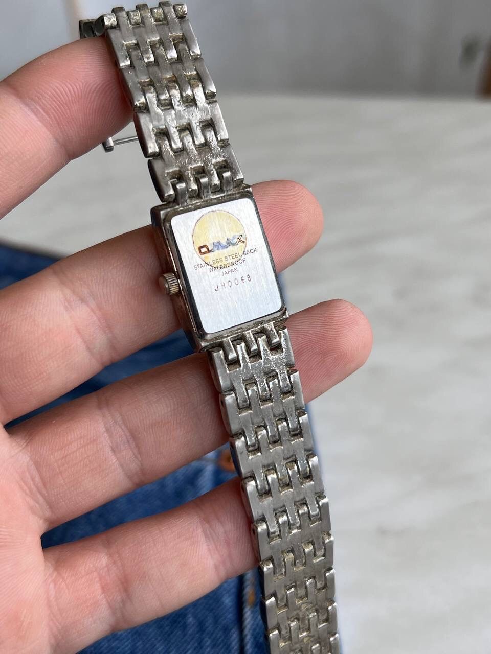 Vintage Vintage Steel Link Quartz Watch Japan Omax Metal Y2K Retro Size ONE SIZE - 5 Thumbnail