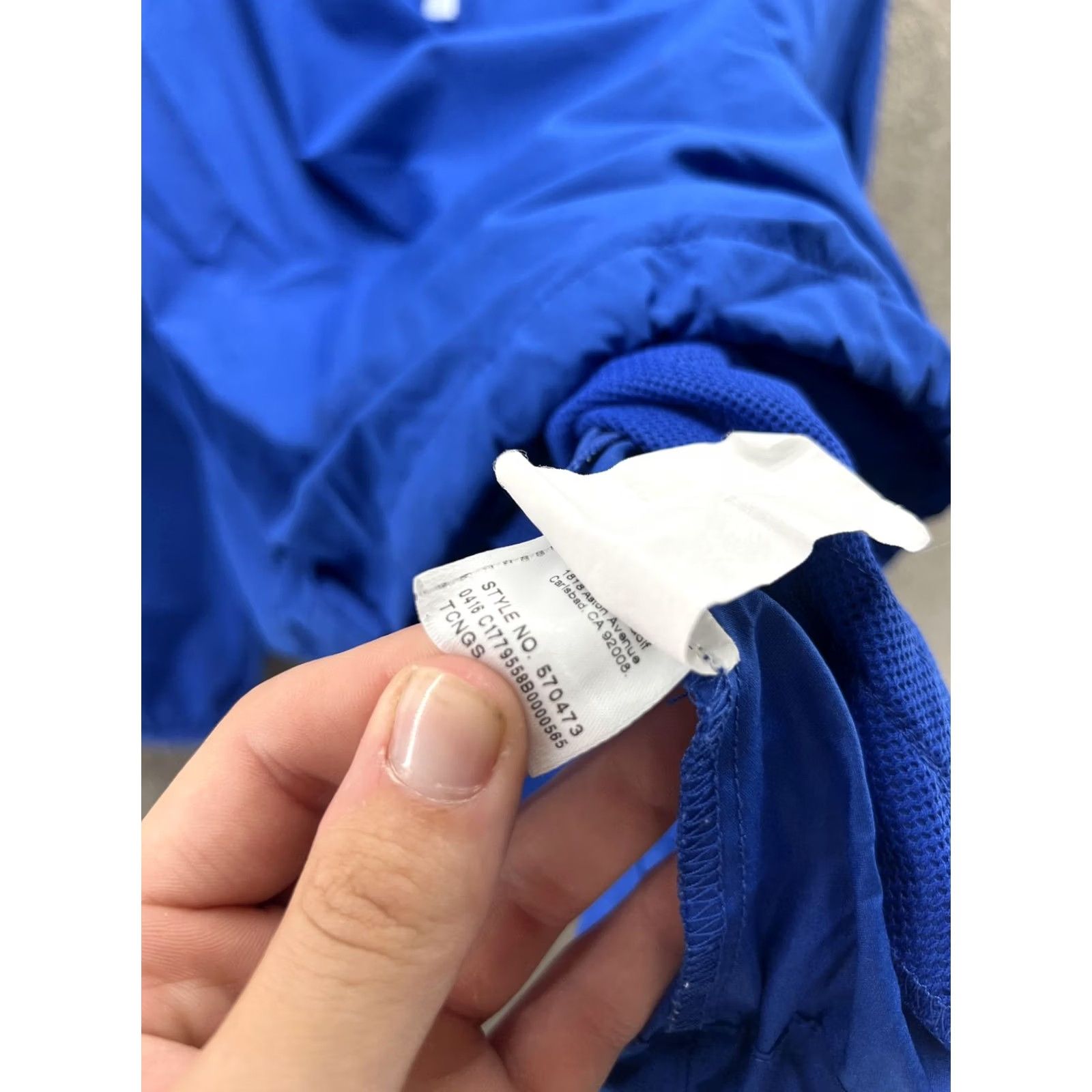 Puma Puma Jacket Mens Large Blue 1/4 Zip Windbreaker Pullover Lightweight Athletic Spring Casual Activewear Mens L Blue Size US L / EU 52-54 / 3 - 2 Thumbnail