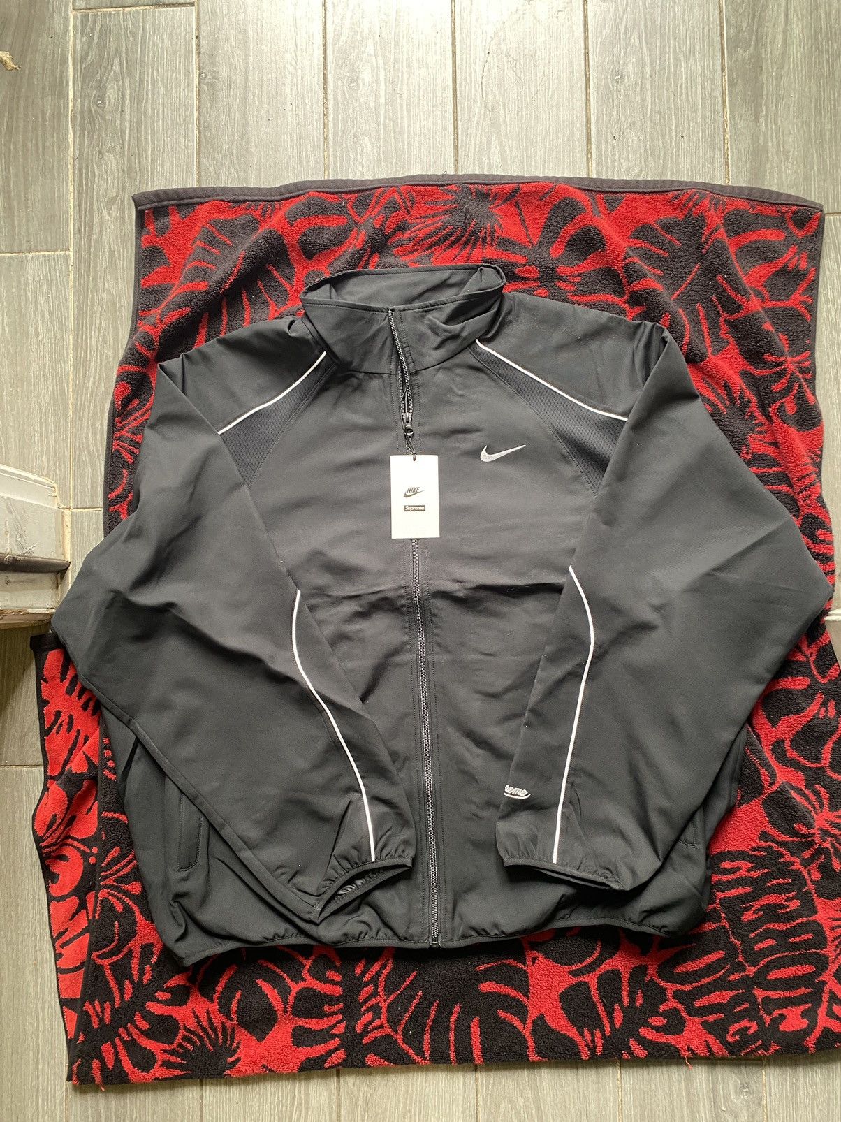 Supreme Supreme Nike Track Jacket Black XL | Grailed